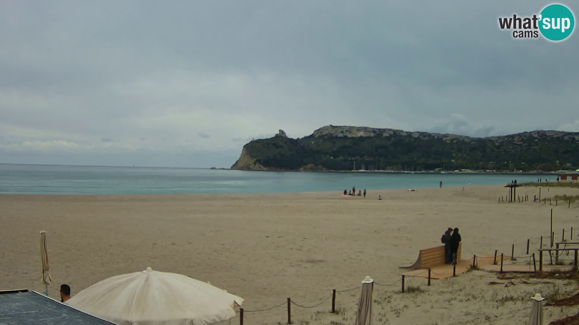 Poetto beach webcam | Cagliari | Sardinija