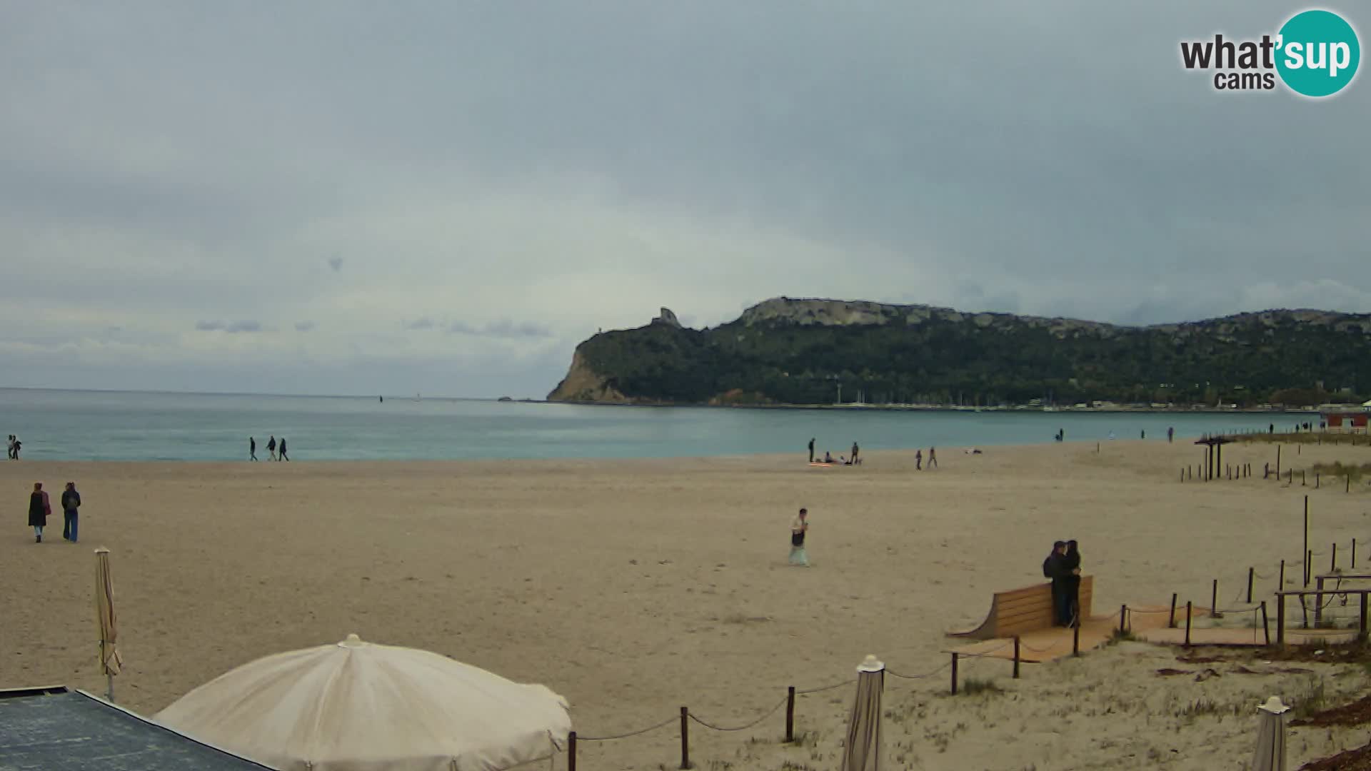 Poetto beach webcam | Cagliari | Sardinija