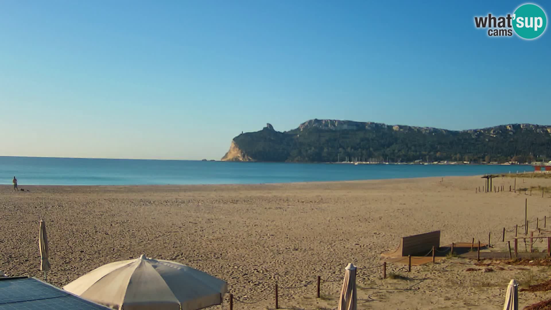 Poetto beach webcam | Cagliari | Sardinija