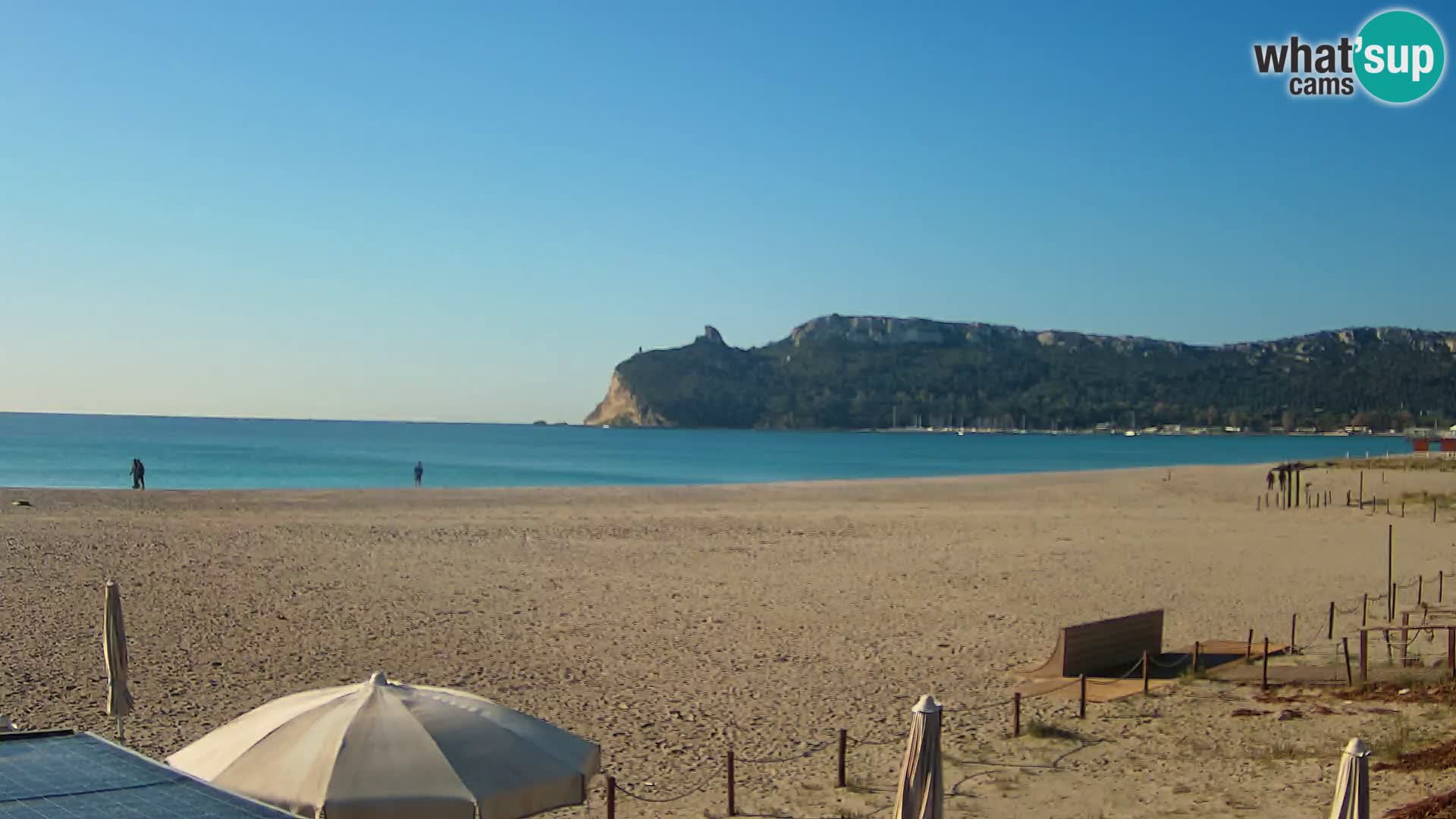 Poetto beach webcam | Cagliari | Sardinija