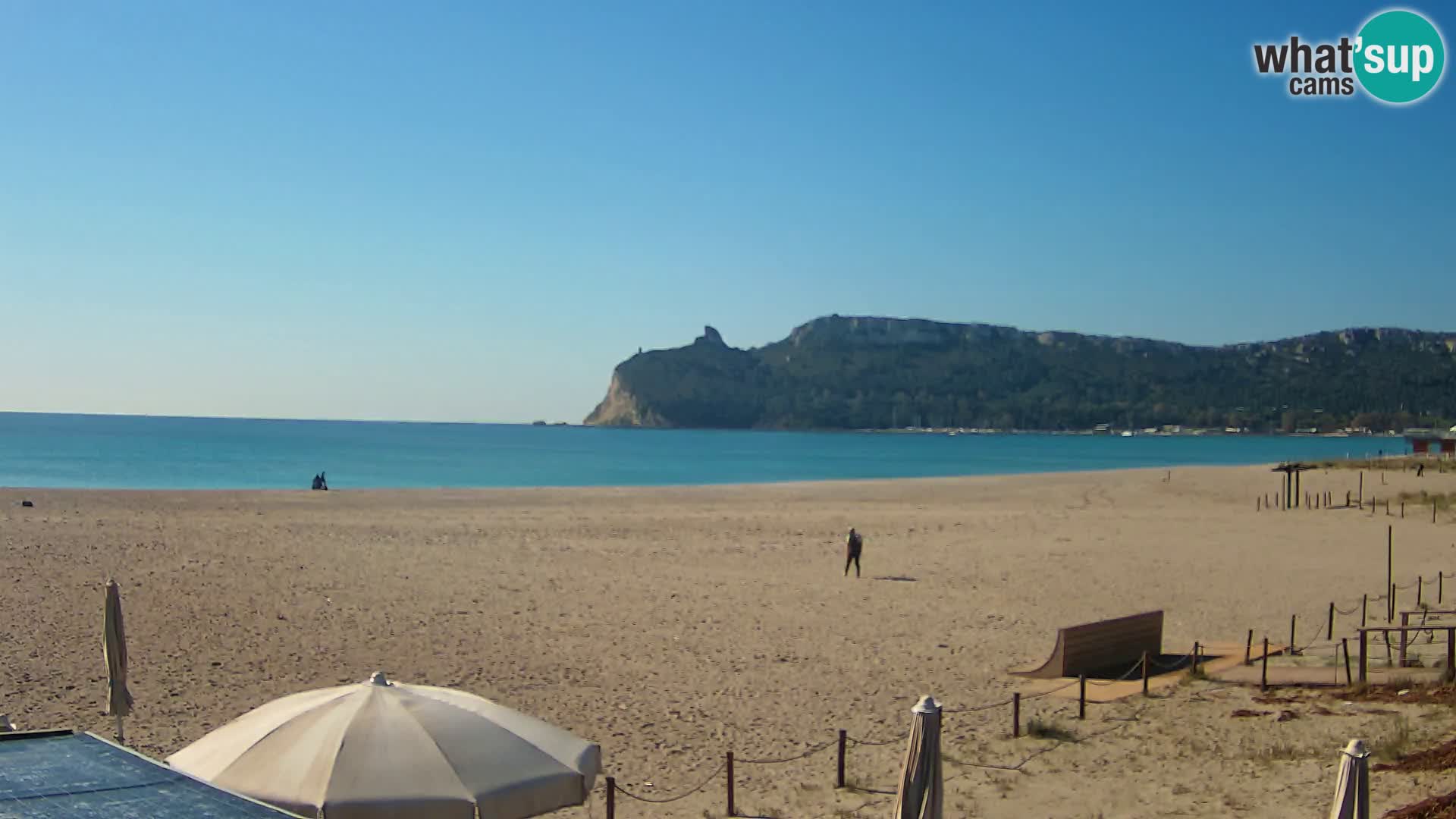 Poetto Strand Webcam | Cagliari | Sardinien