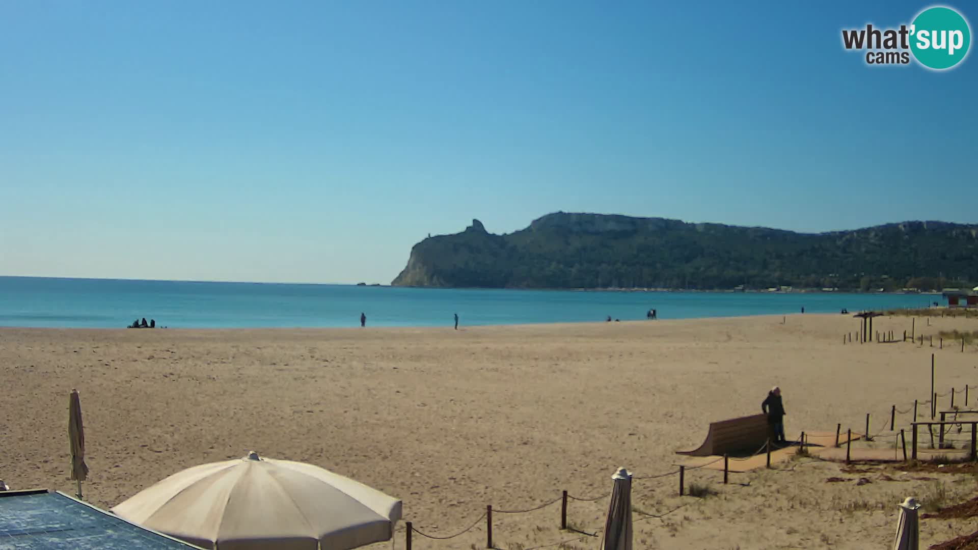 Poetto beach webcam | Cagliari | Sardinija