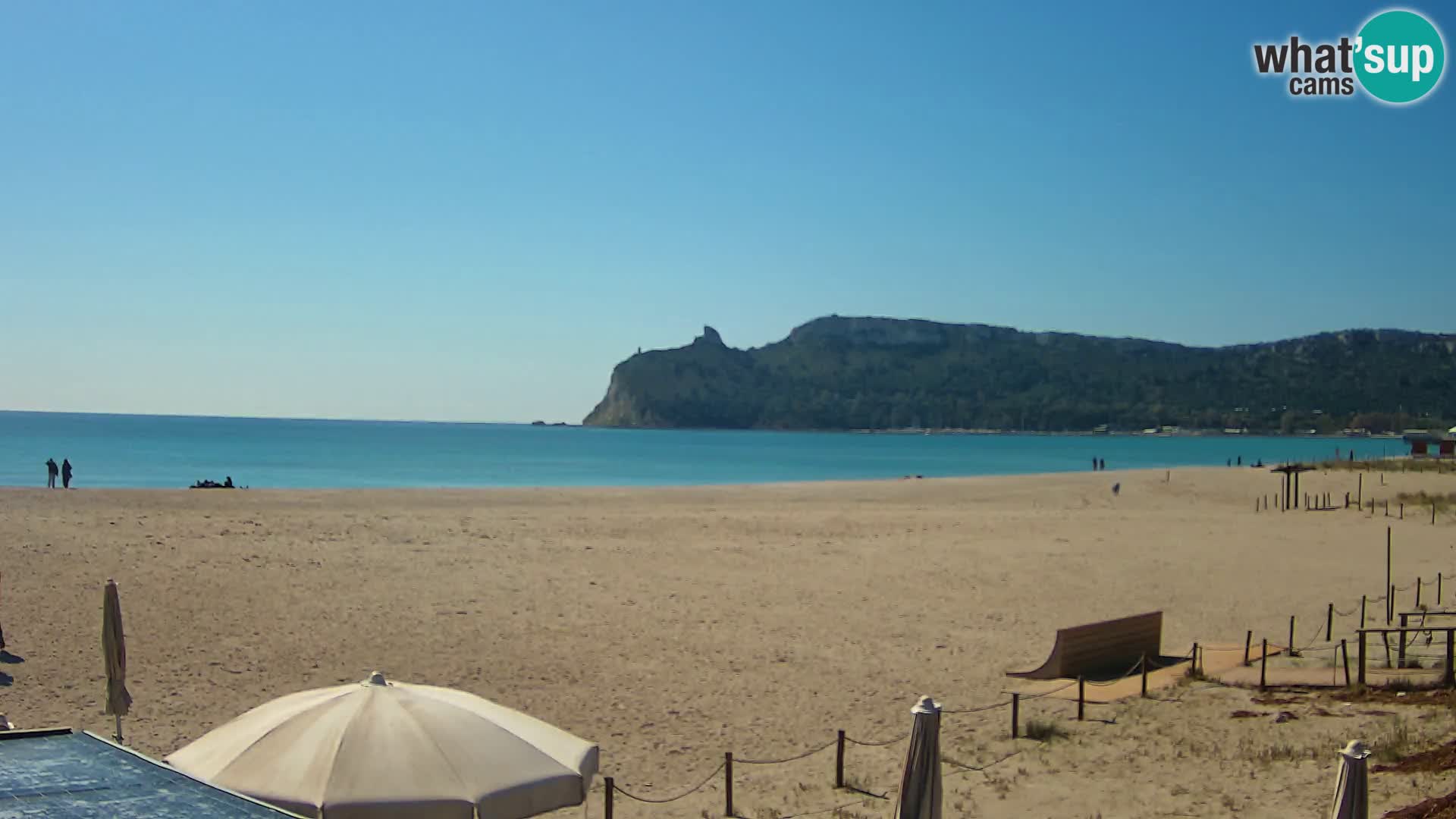 Poetto beach webcam | Cagliari | Sardinija