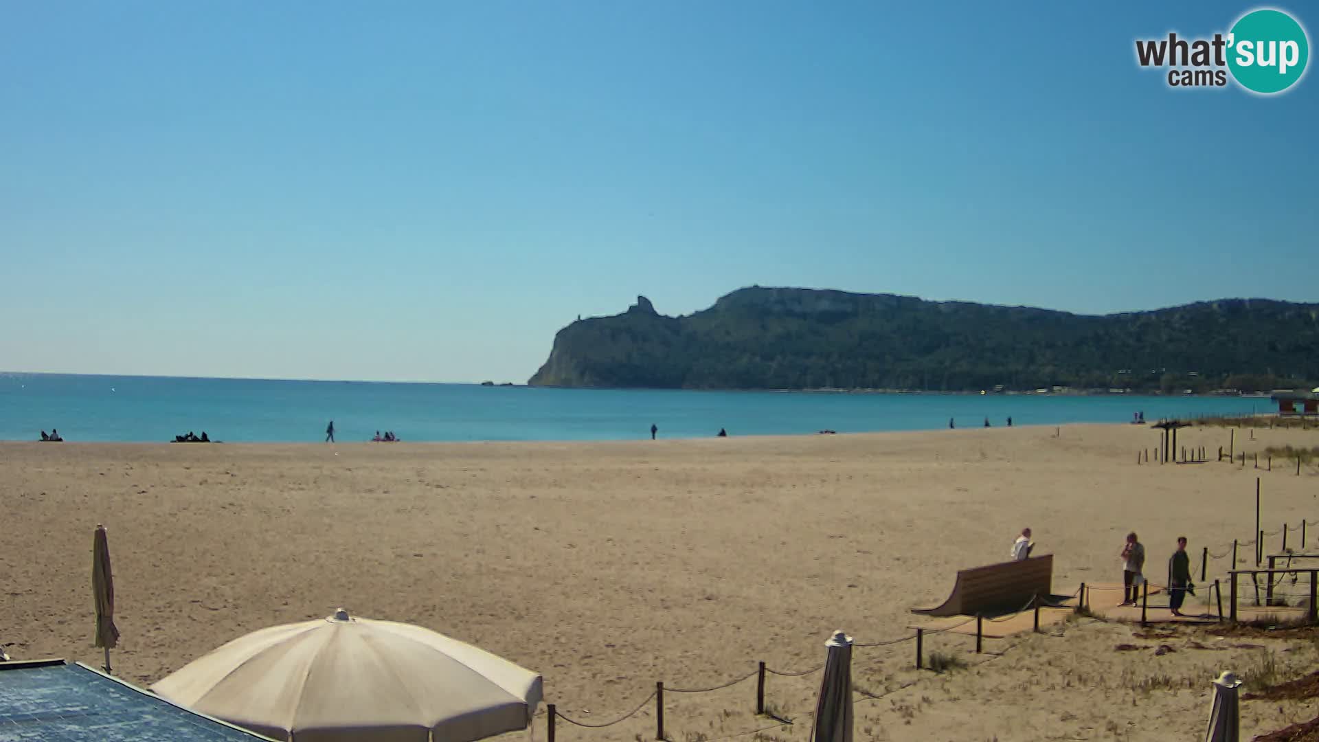 Poetto Strand Webcam | Cagliari | Sardinien