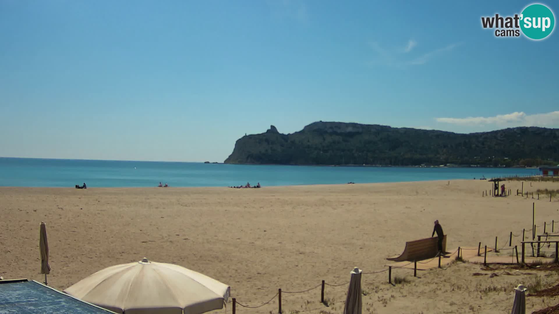 Poetto beach webcam | Cagliari | Sardinia