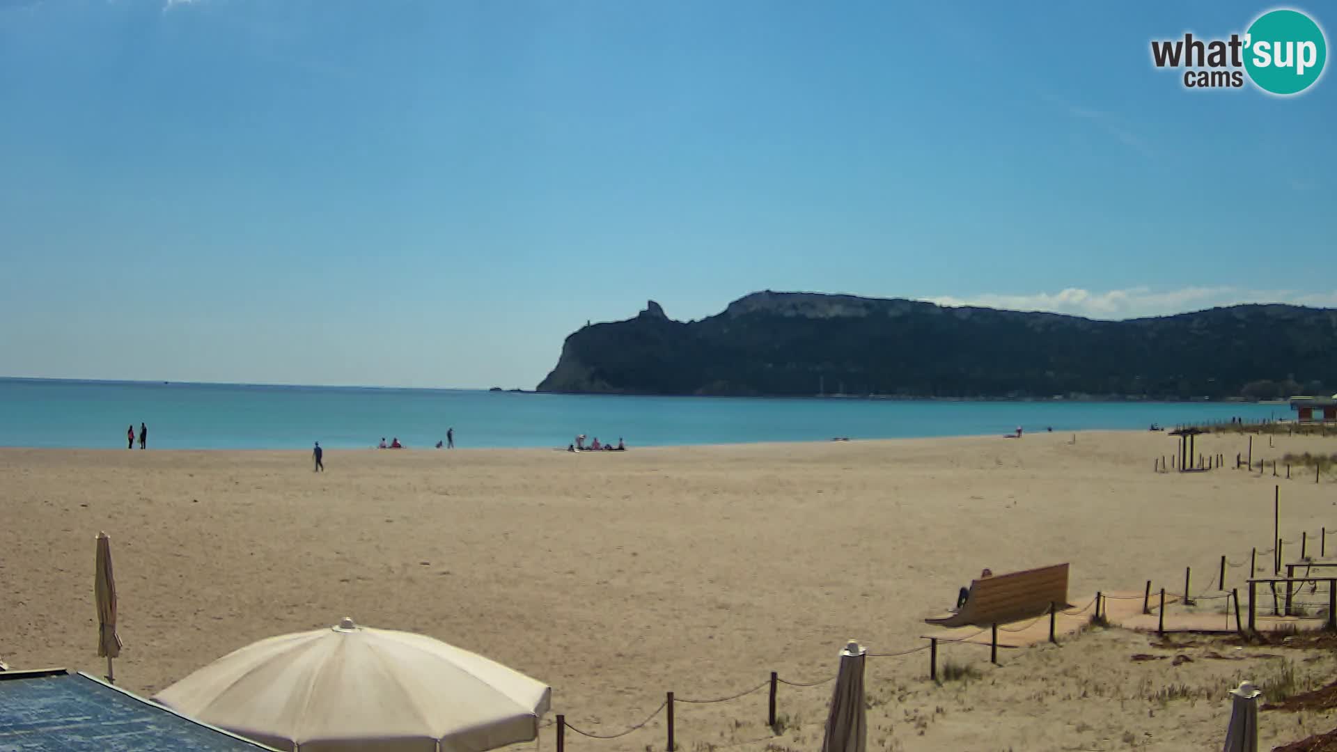 Poetto Strand Webcam | Cagliari | Sardinien