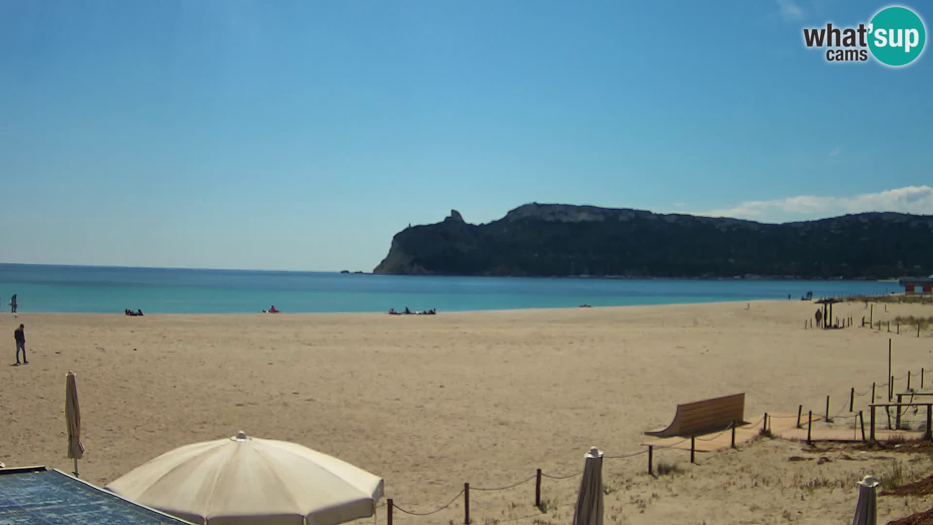 Poetto Strand Webcam | Cagliari | Sardinien
