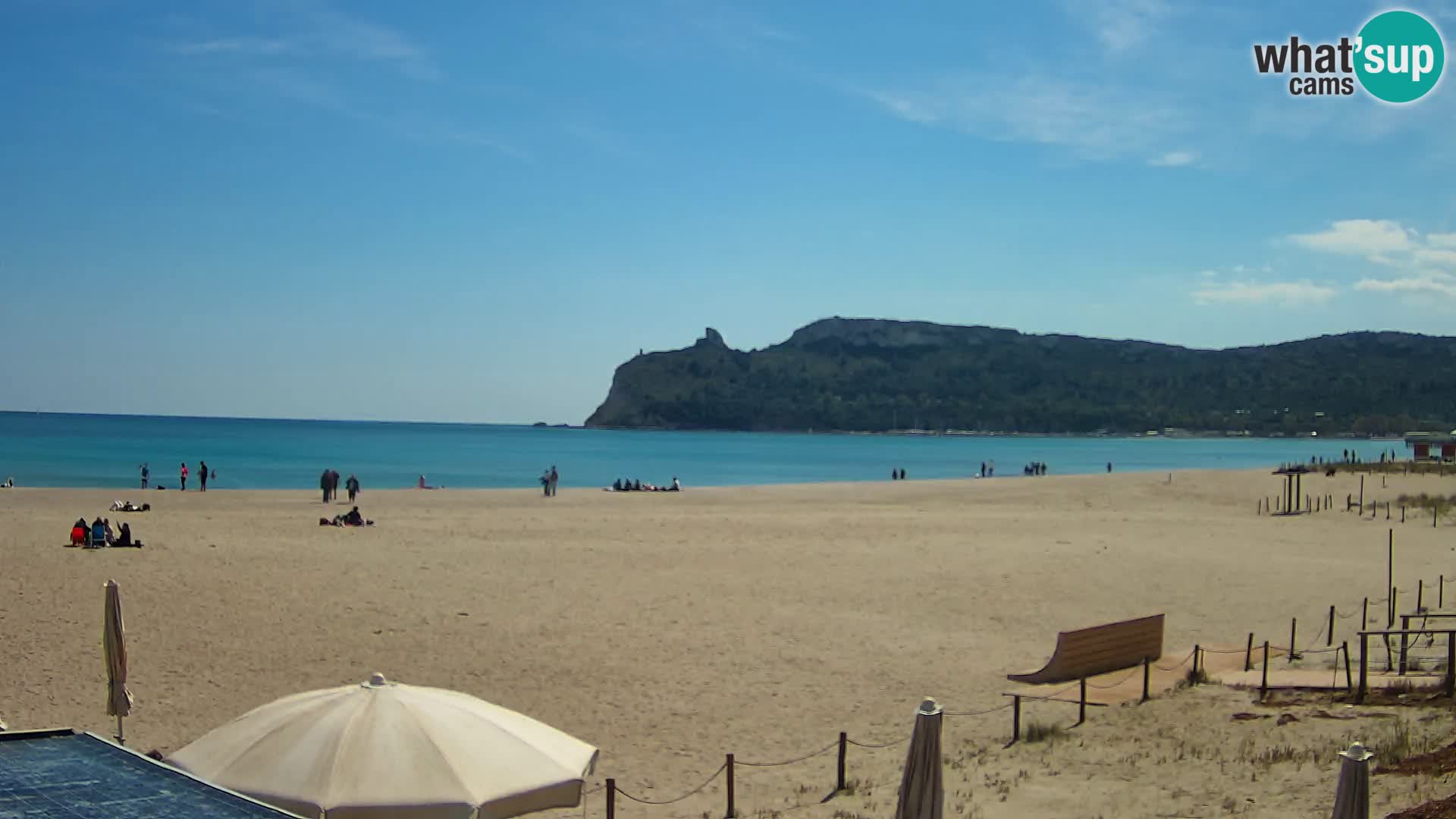 Webcam playa de Poetto | Cagliari | Cerdeña