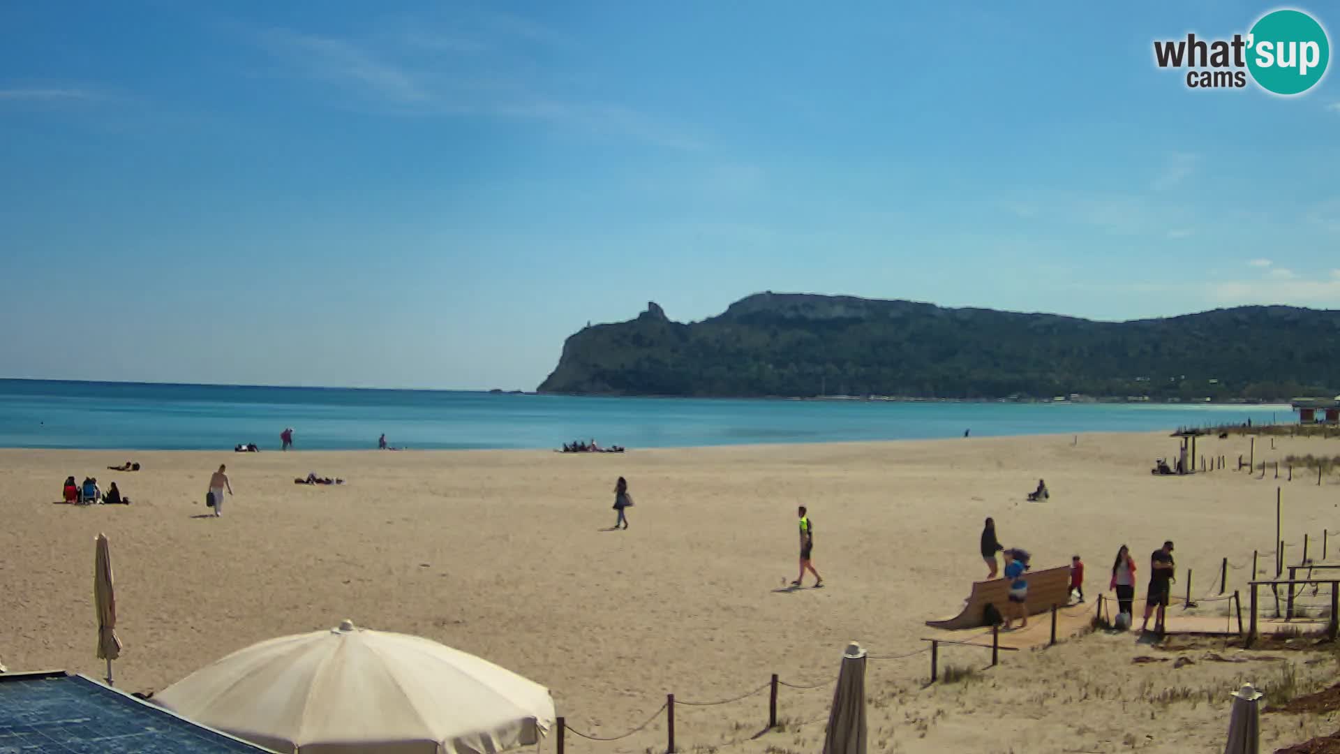 Webcam plage de Poetto | Cagliari | Sardaigne