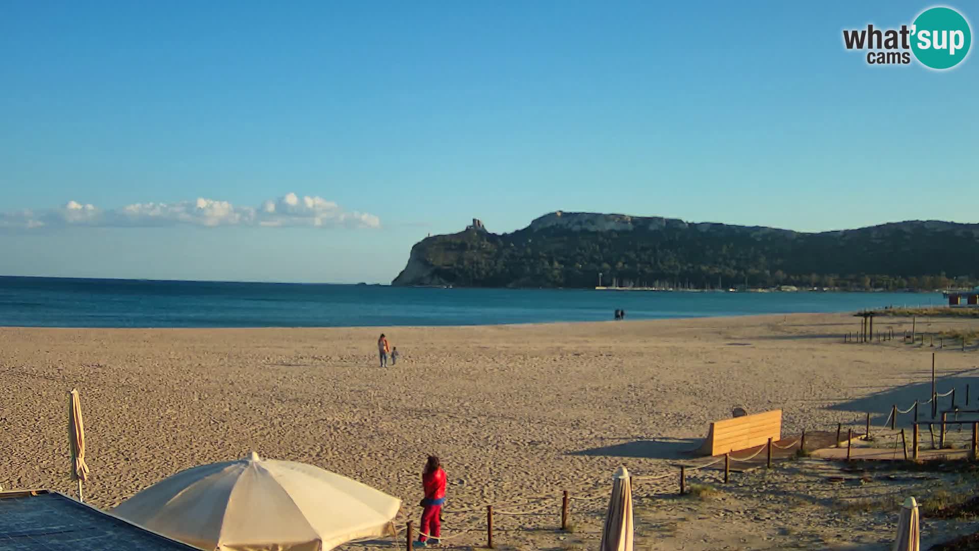 Webcam spiaggia del Poetto | Cagliari | Sardegna
