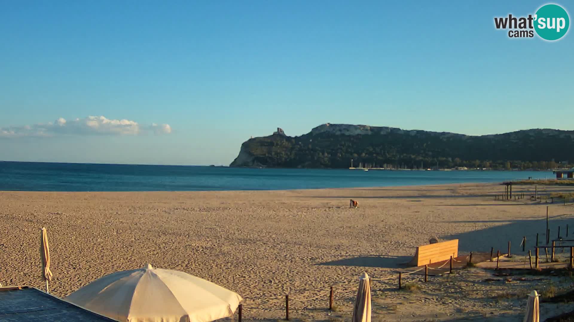 Poetto beach webcam | Cagliari | Sardinia