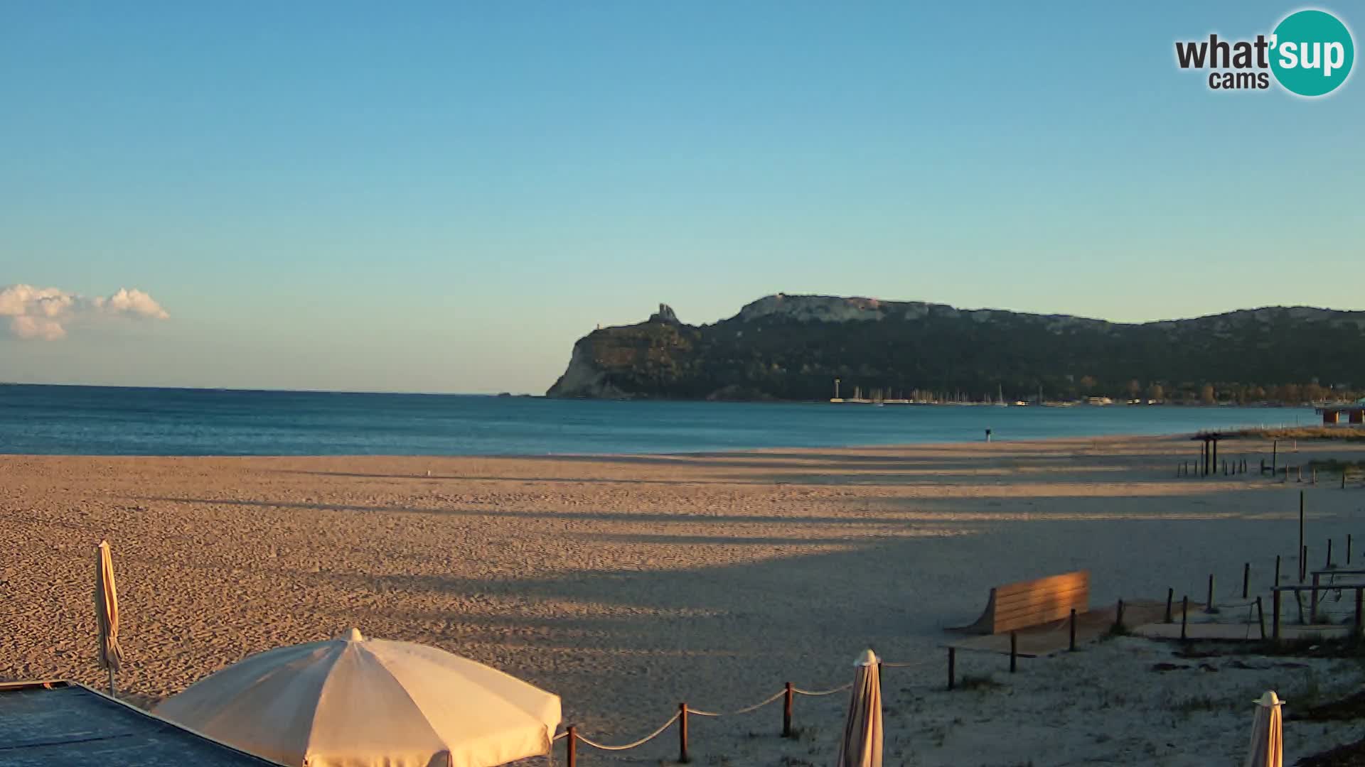Poetto beach webcam | Cagliari | Sardinija