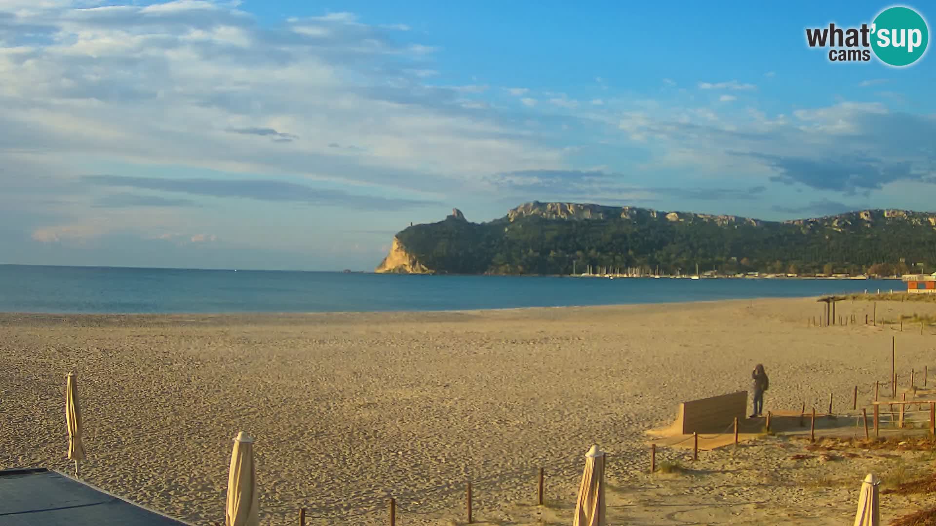 Webcam plage de Poetto | Cagliari | Sardaigne