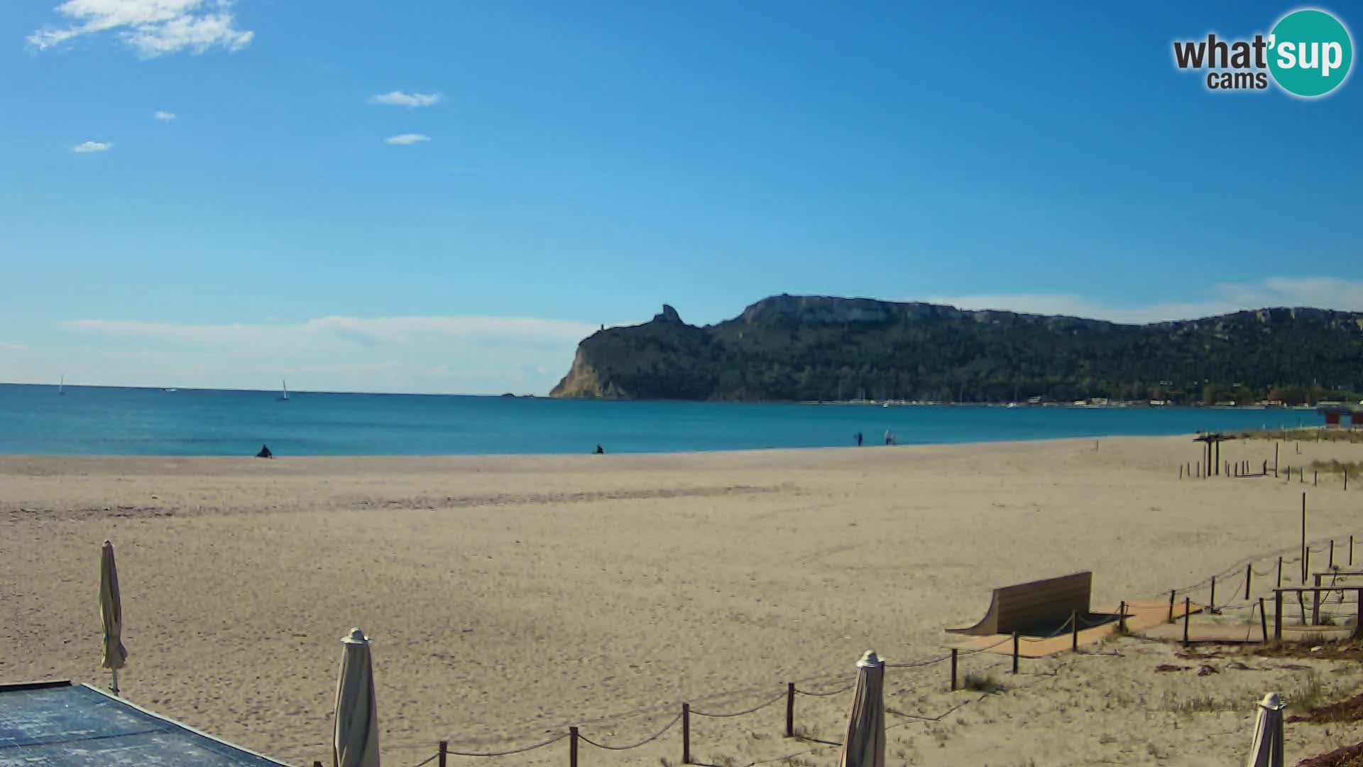 Webcam plage de Poetto | Cagliari | Sardaigne