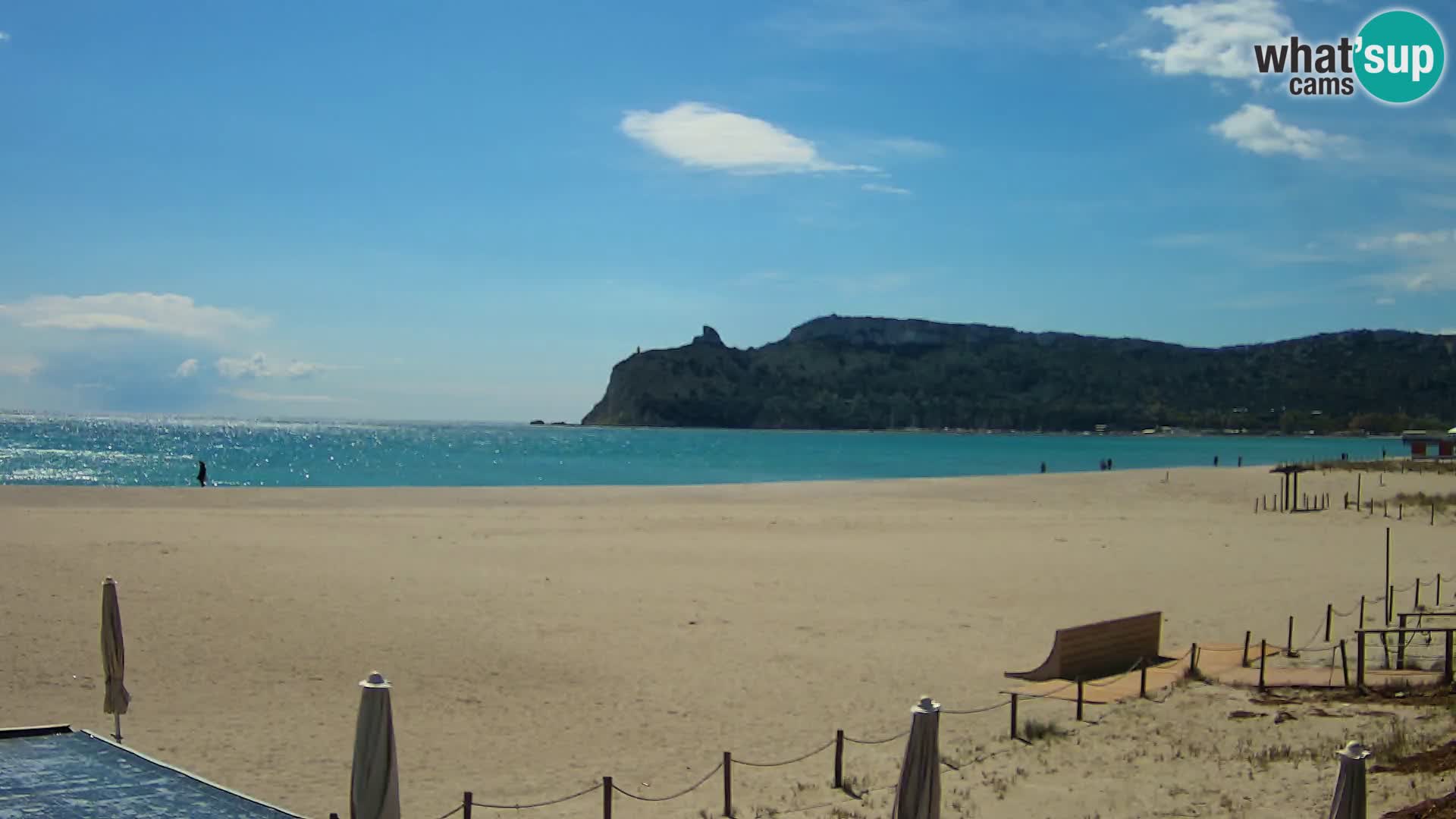 Webcam spiaggia del Poetto | Cagliari | Sardegna