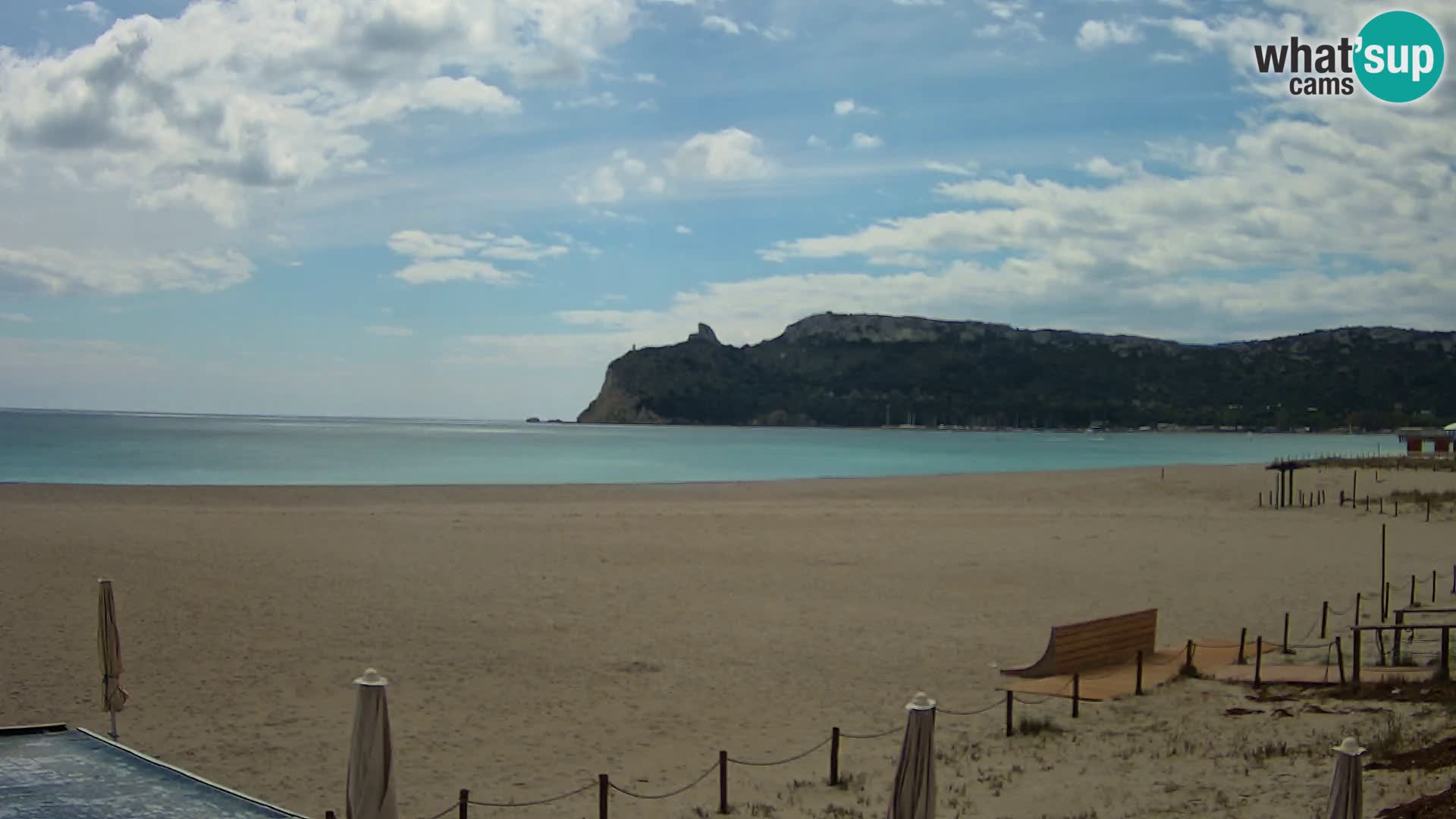 Poetto beach webcam | Cagliari | Sardinija