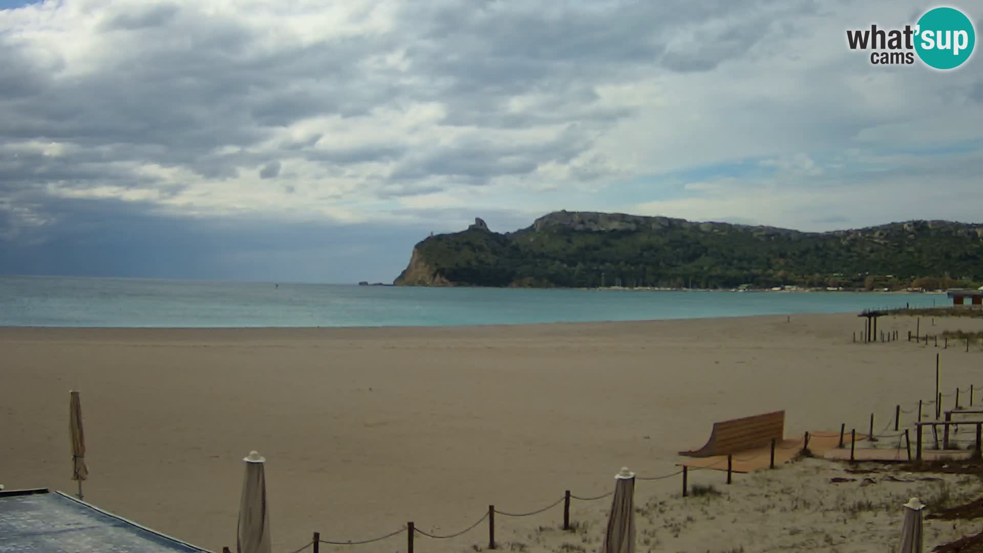 Poetto beach webcam | Cagliari | Sardinija