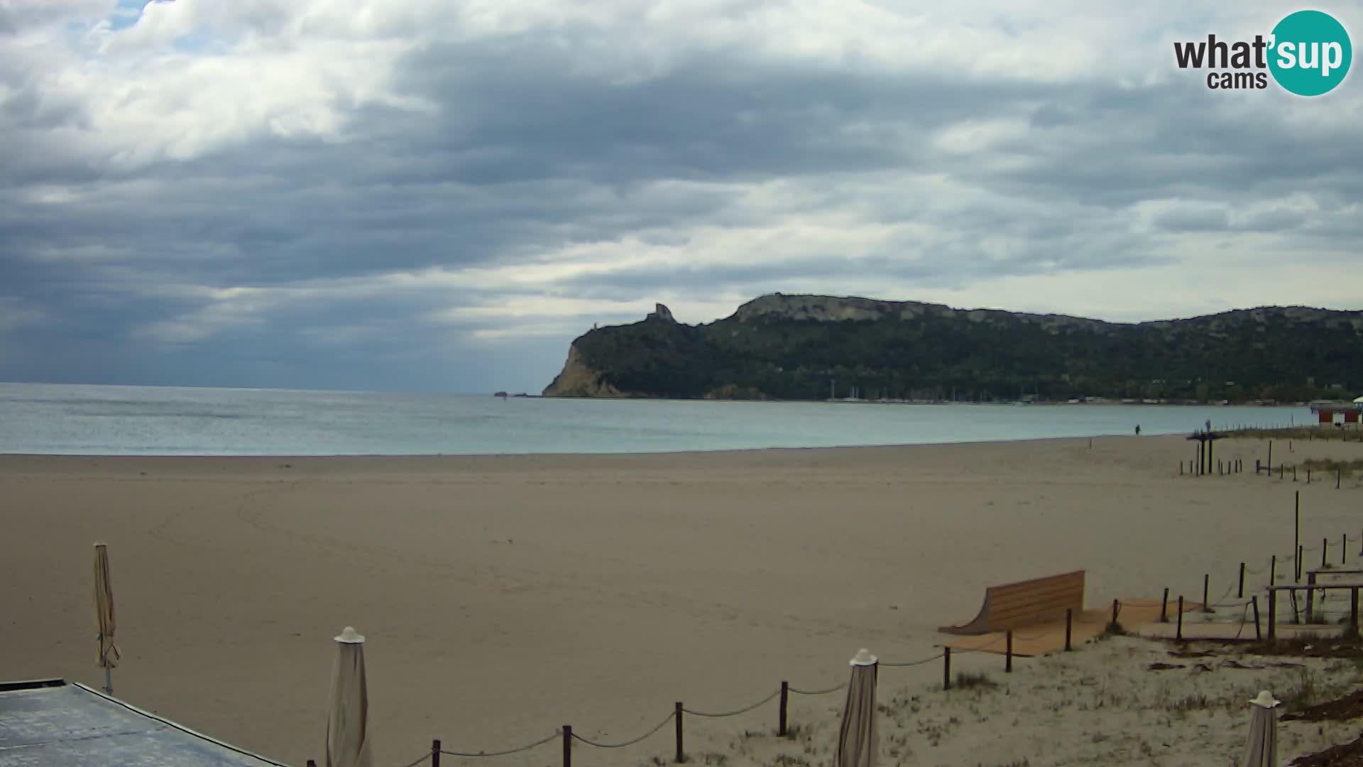 Poetto beach webcam | Cagliari | Sardinija