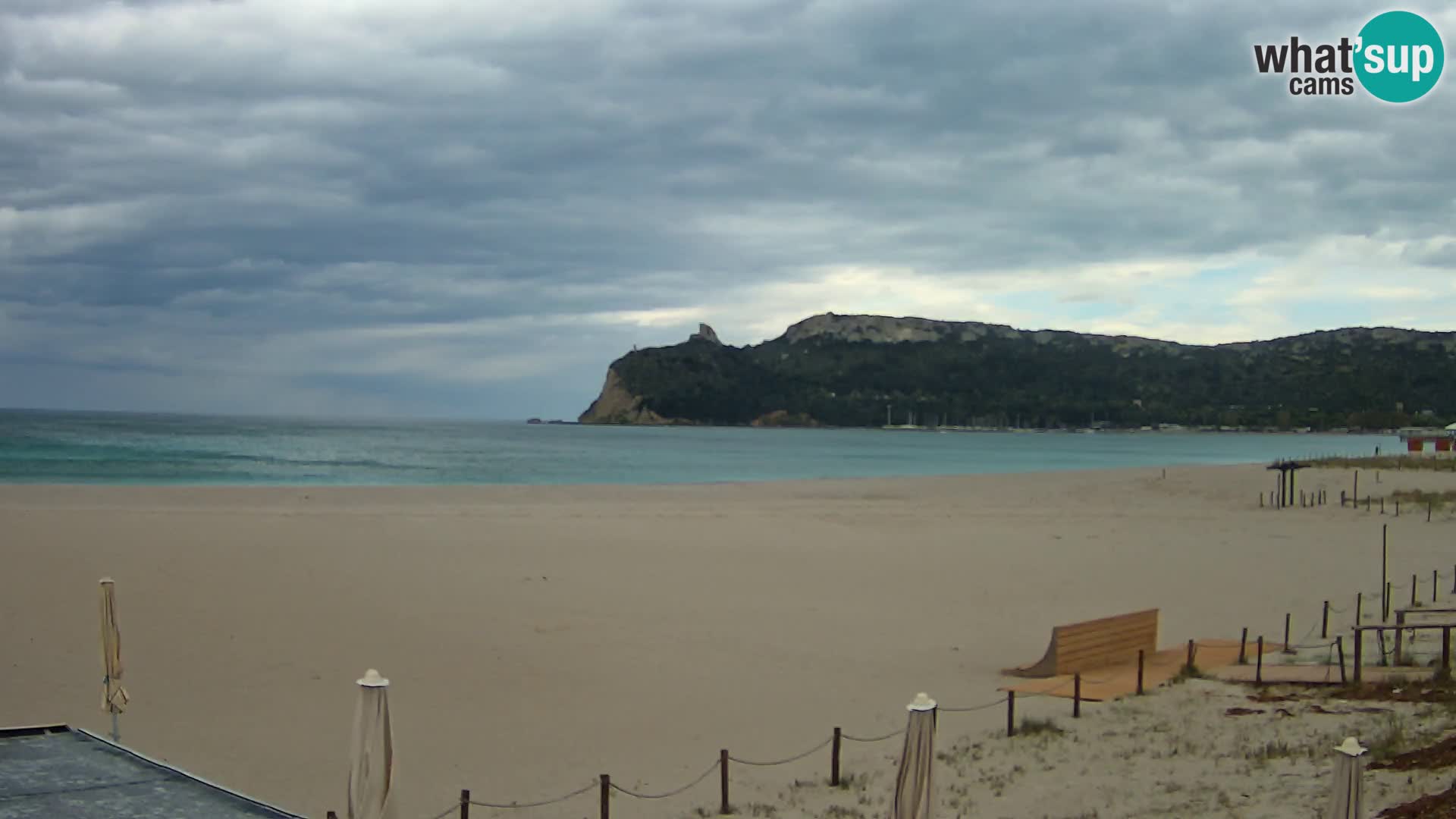 Poetto beach webcam | Cagliari | Sardinija