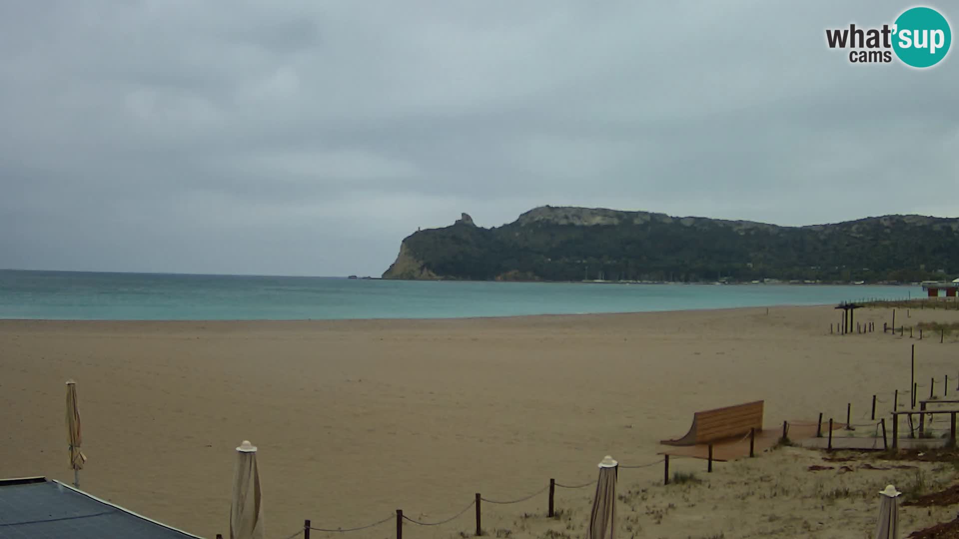Poetto beach webcam | Cagliari | Sardinija