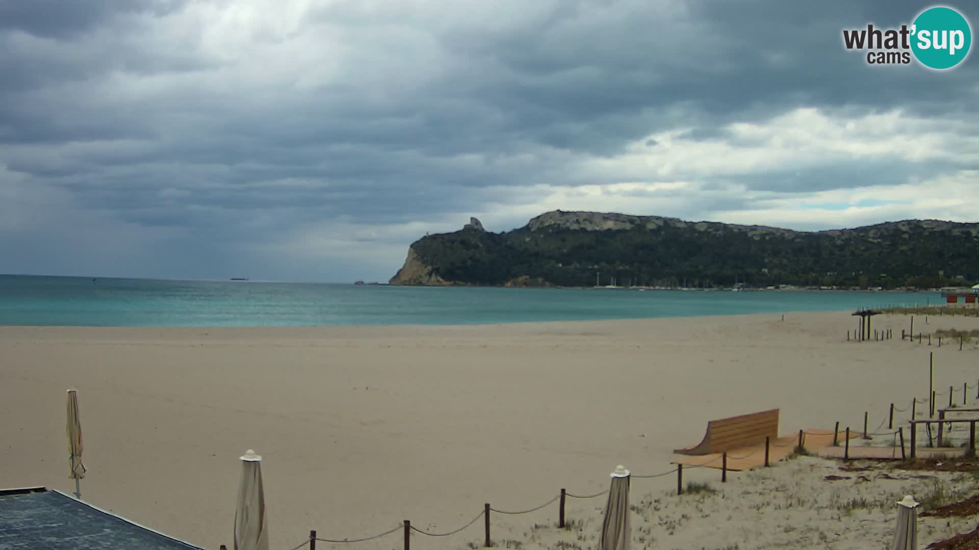 Poetto beach webcam | Cagliari | Sardinija