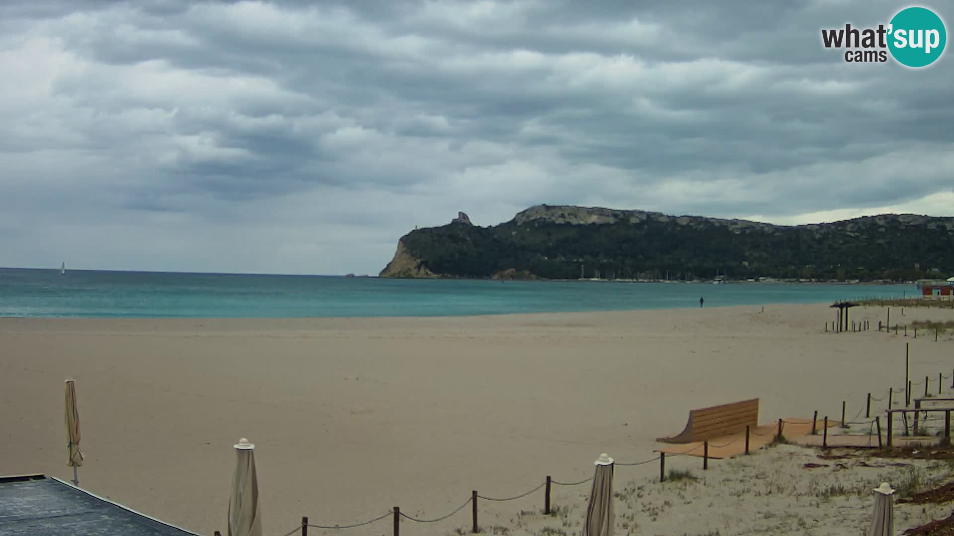 Poetto beach webcam | Cagliari | Sardinija