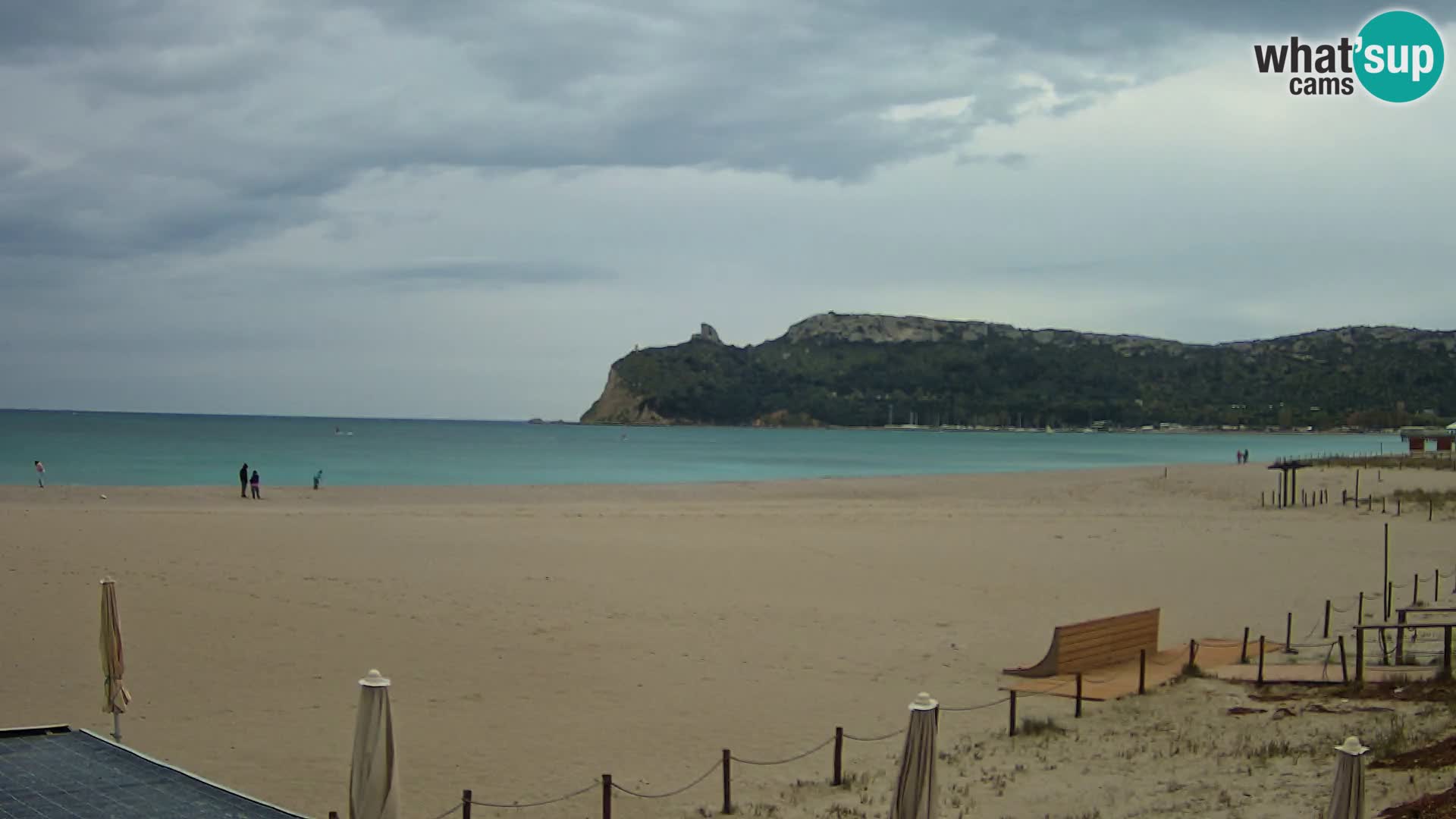Poetto beach webcam | Cagliari | Sardinija
