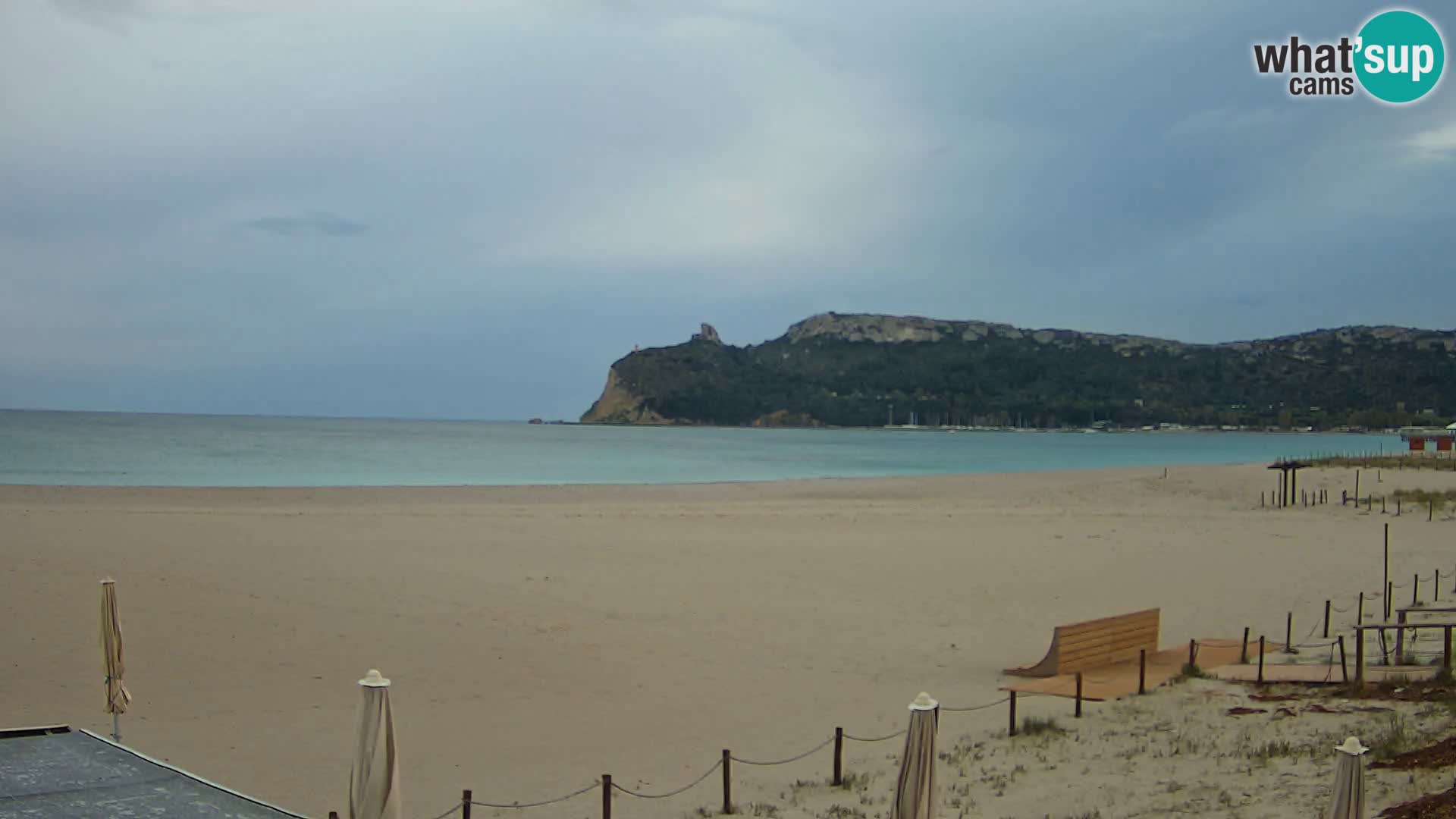 Poetto beach webcam | Cagliari | Sardinija