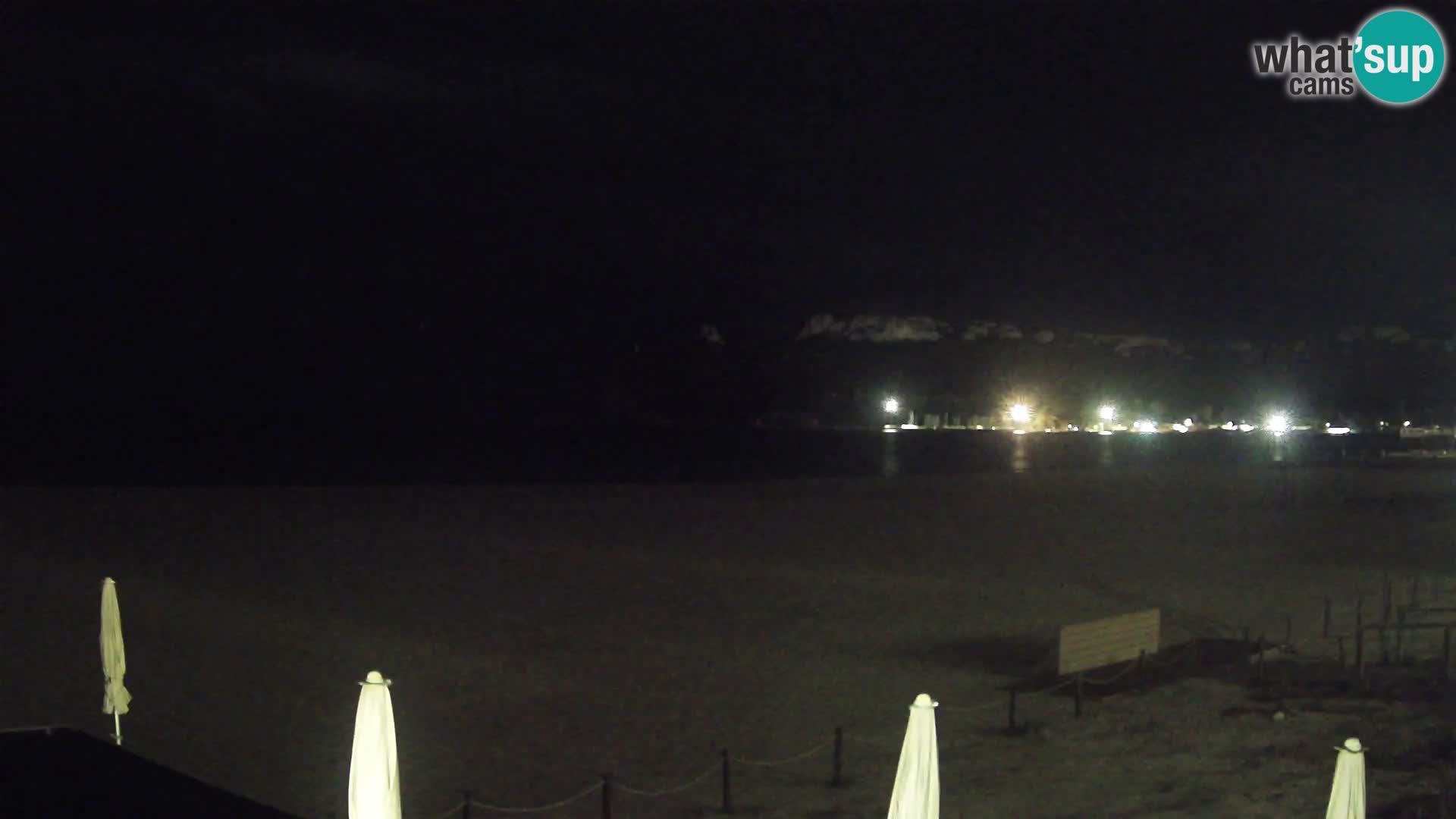 Poetto beach webcam | Cagliari | Sardinija
