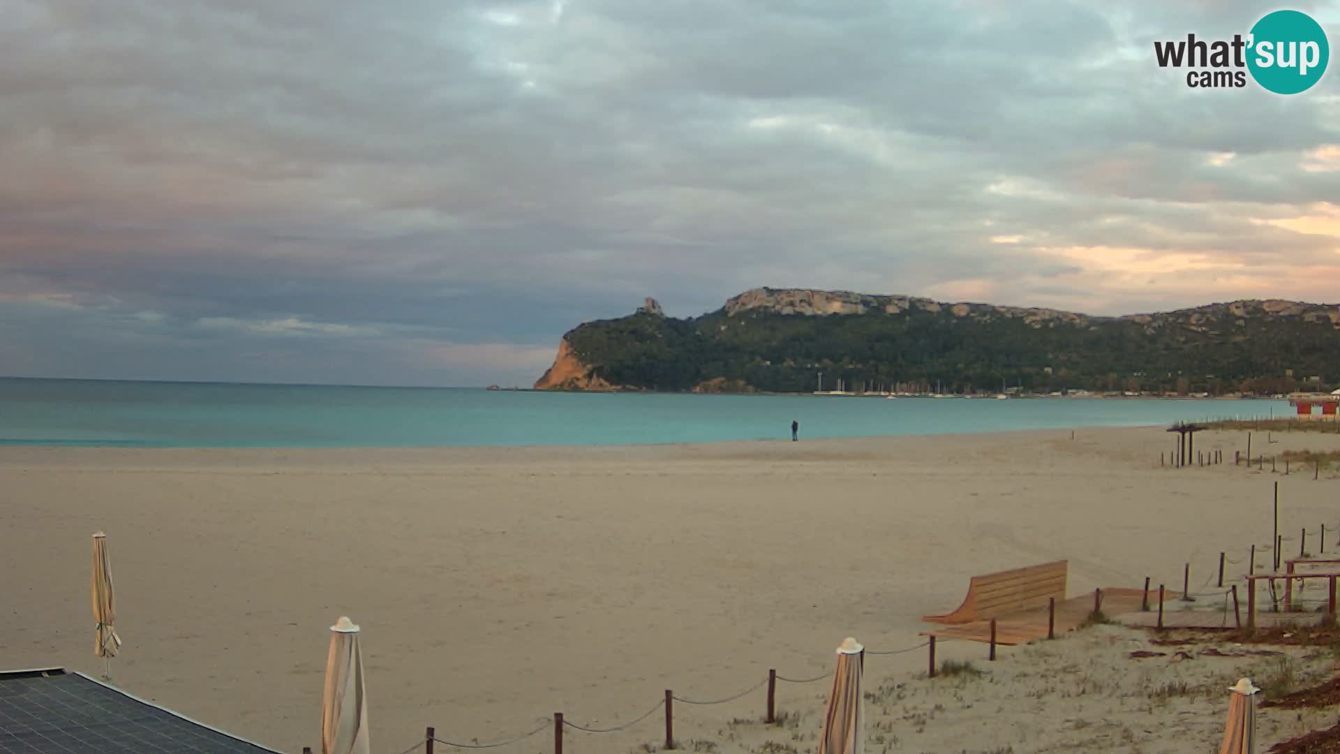 Poetto beach webcam | Cagliari | Sardinija