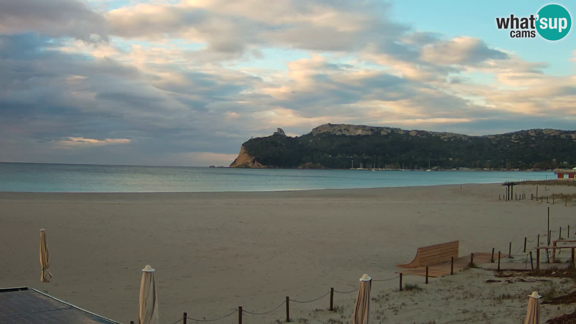 Poetto beach webcam | Cagliari | Sardinija