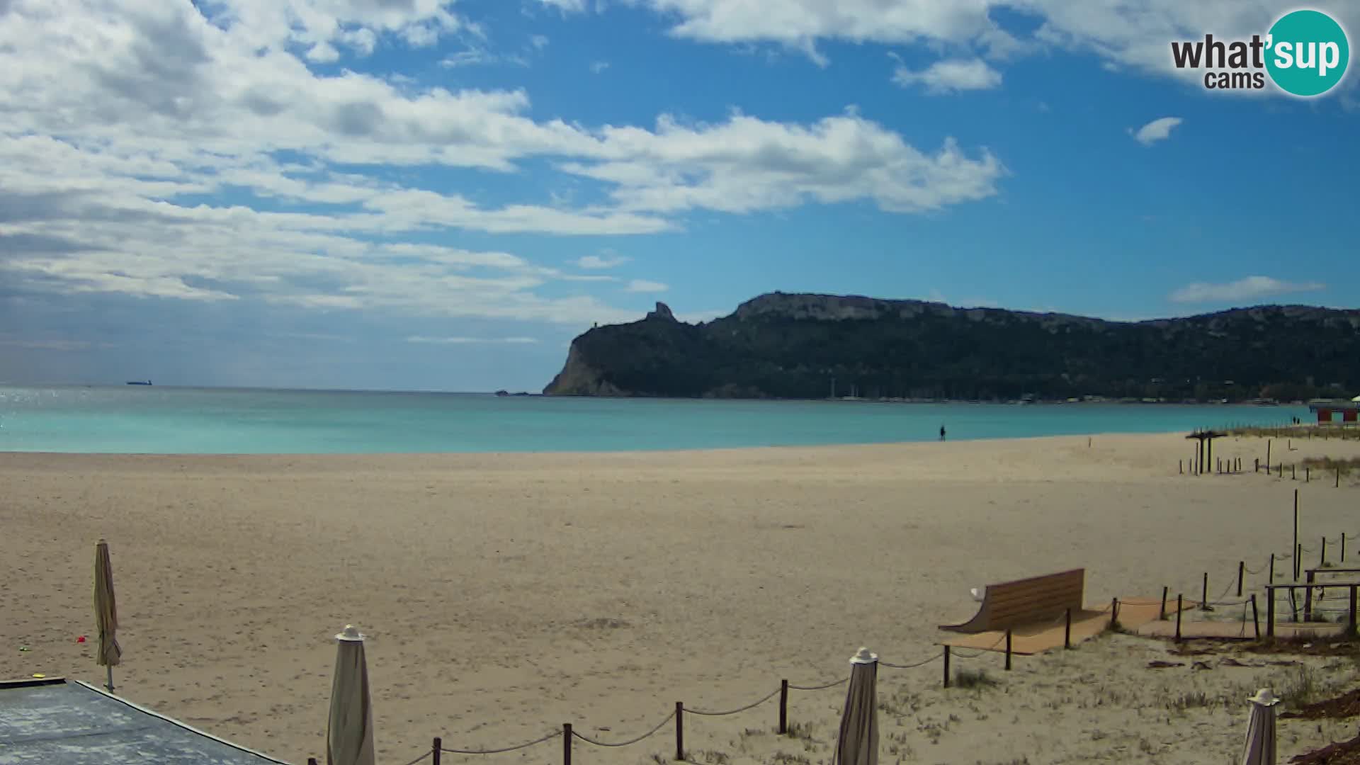 Poetto beach webcam | Cagliari | Sardinija