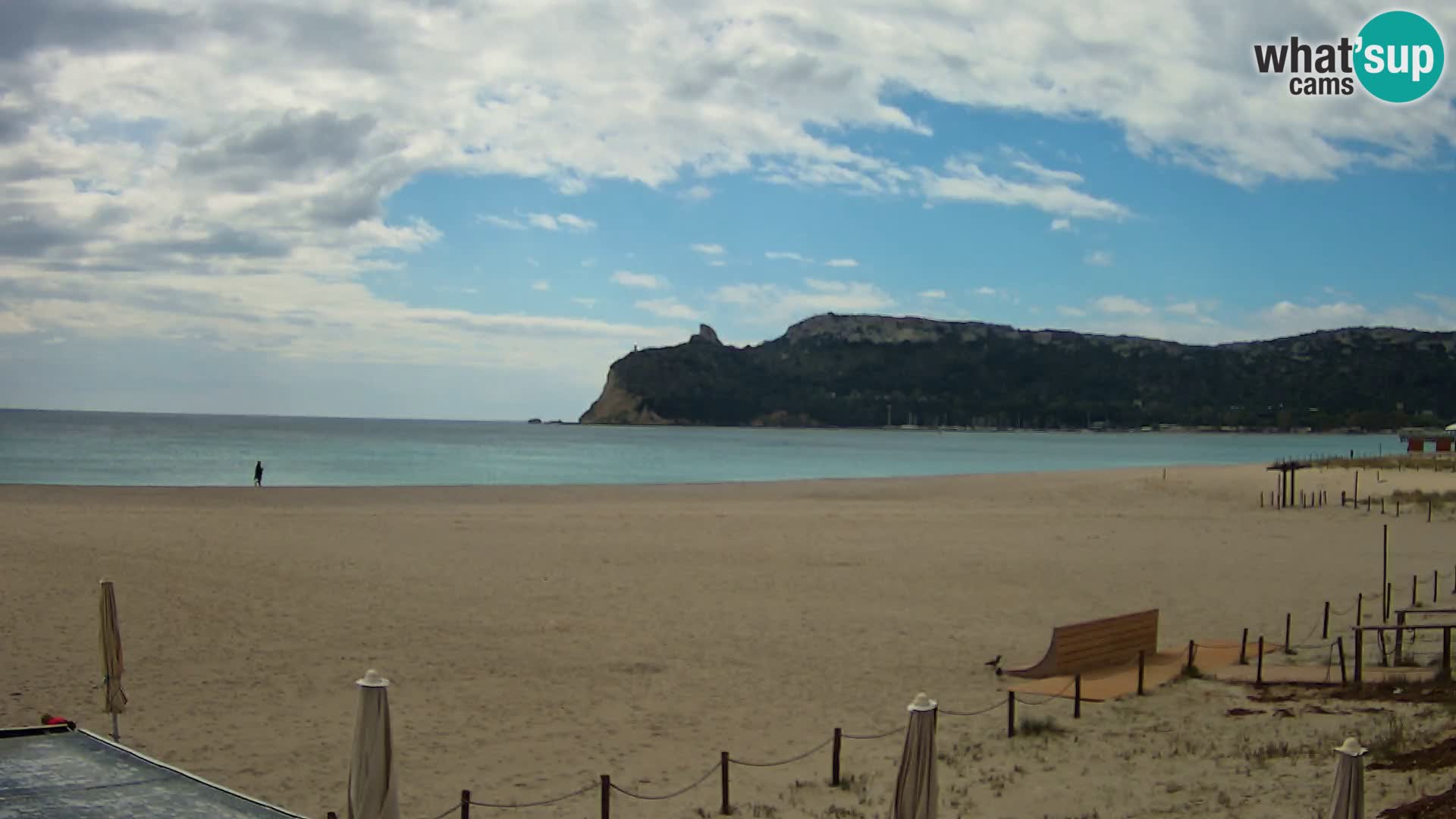 Poetto beach webcam | Cagliari | Sardinija