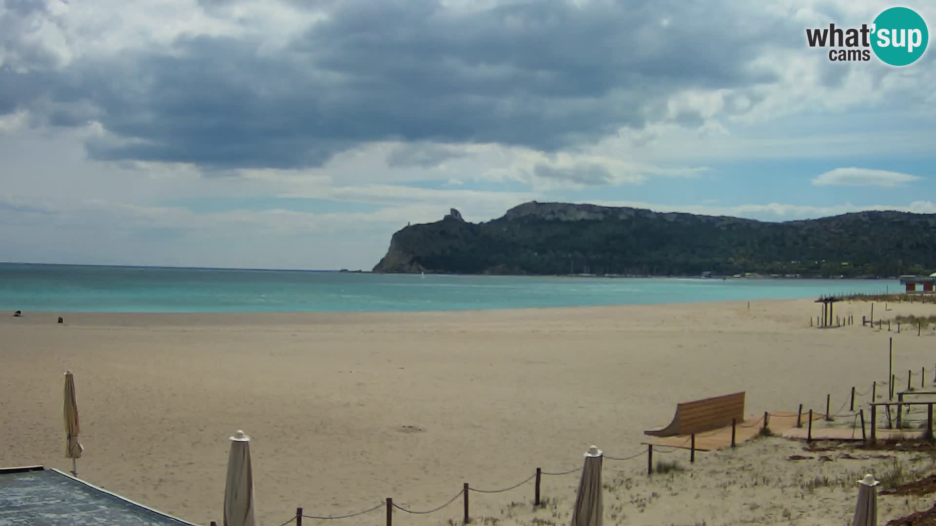 Poetto beach webcam | Cagliari | Sardinija