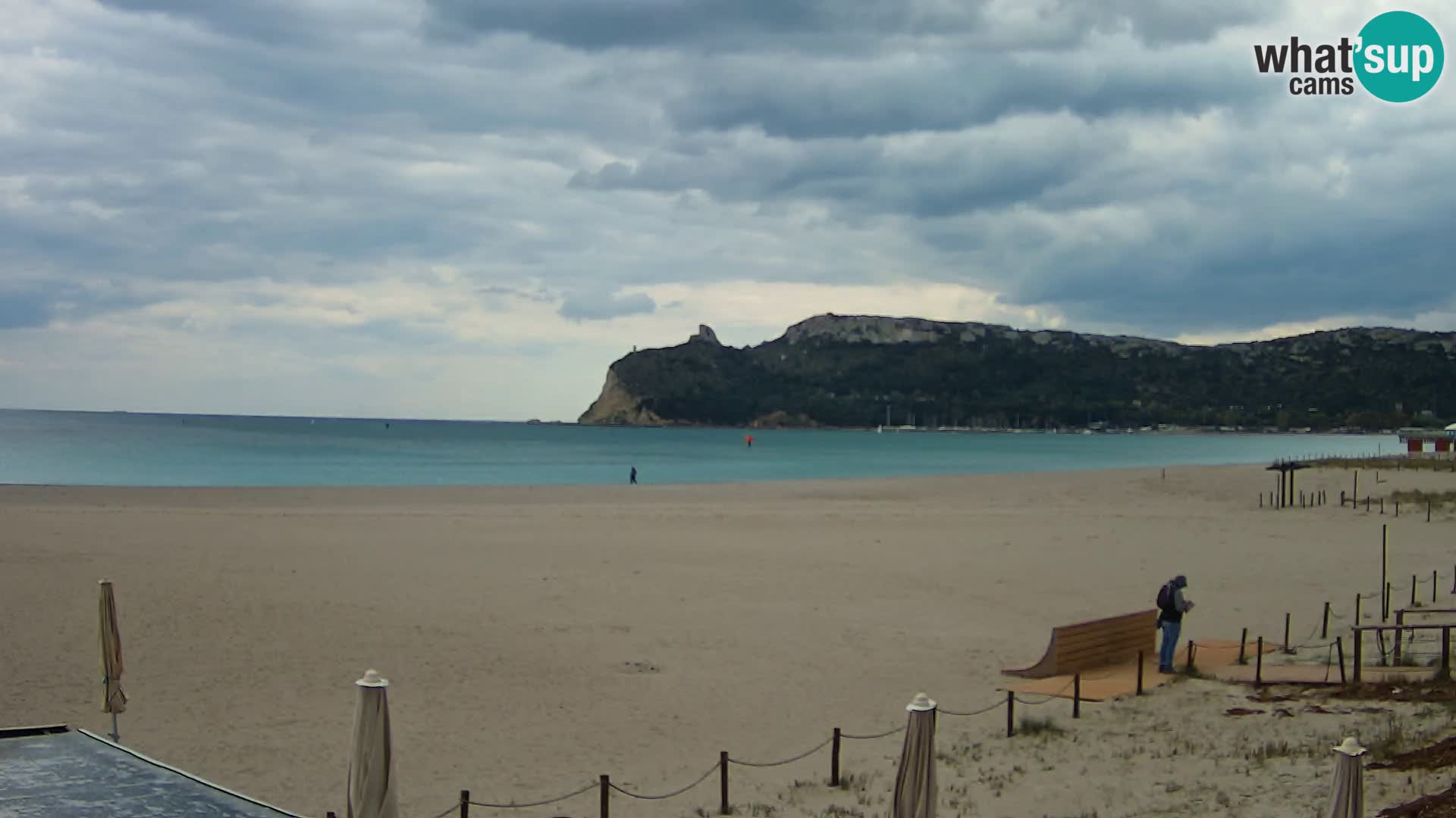 Poetto beach webcam | Cagliari | Sardinia