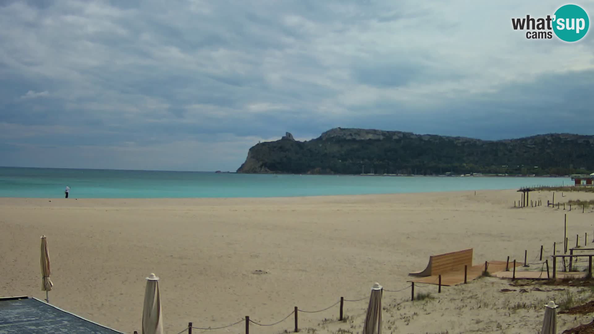 Poetto beach webcam | Cagliari | Sardinija