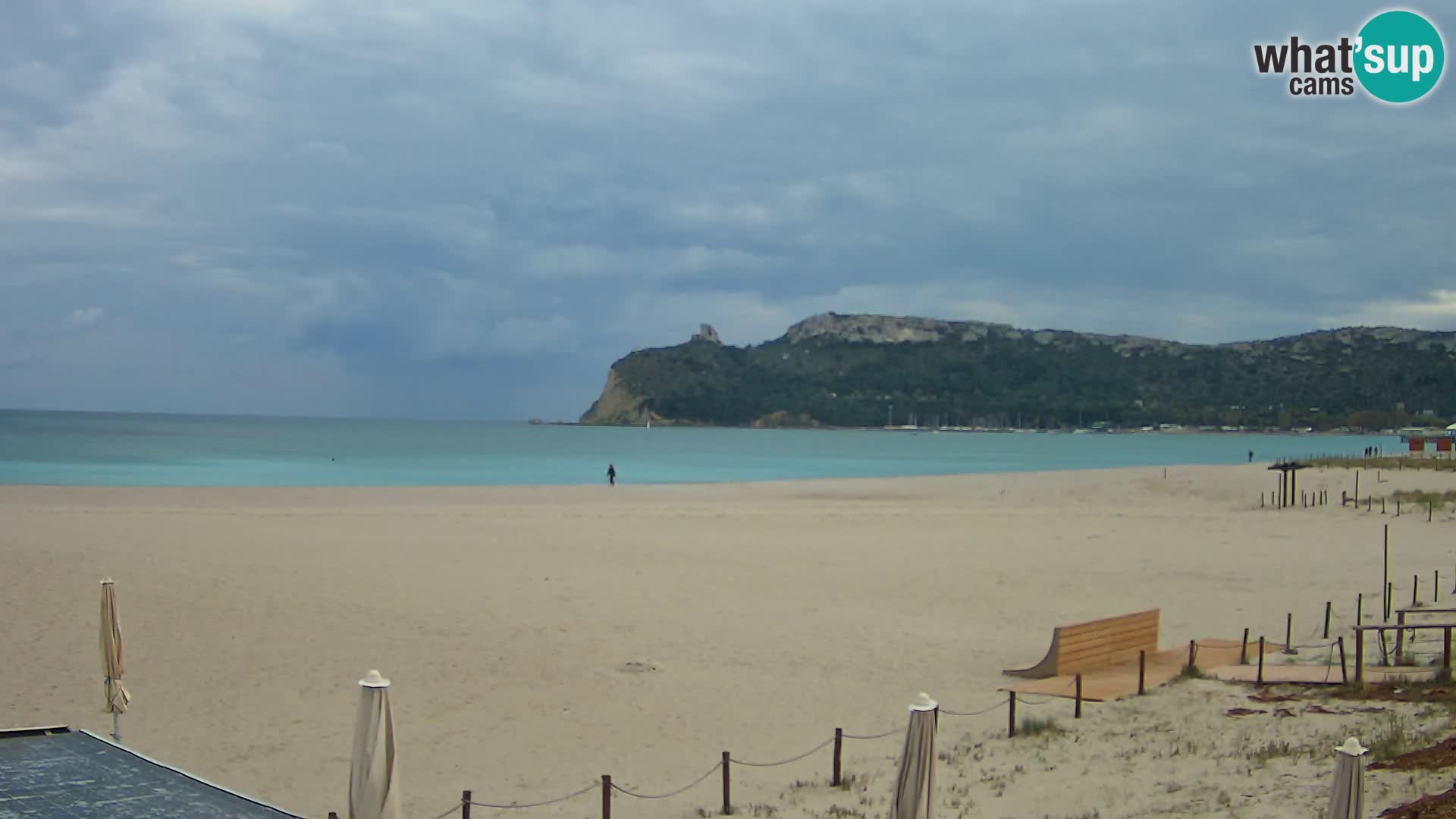 Poetto beach webcam | Cagliari | Sardinija