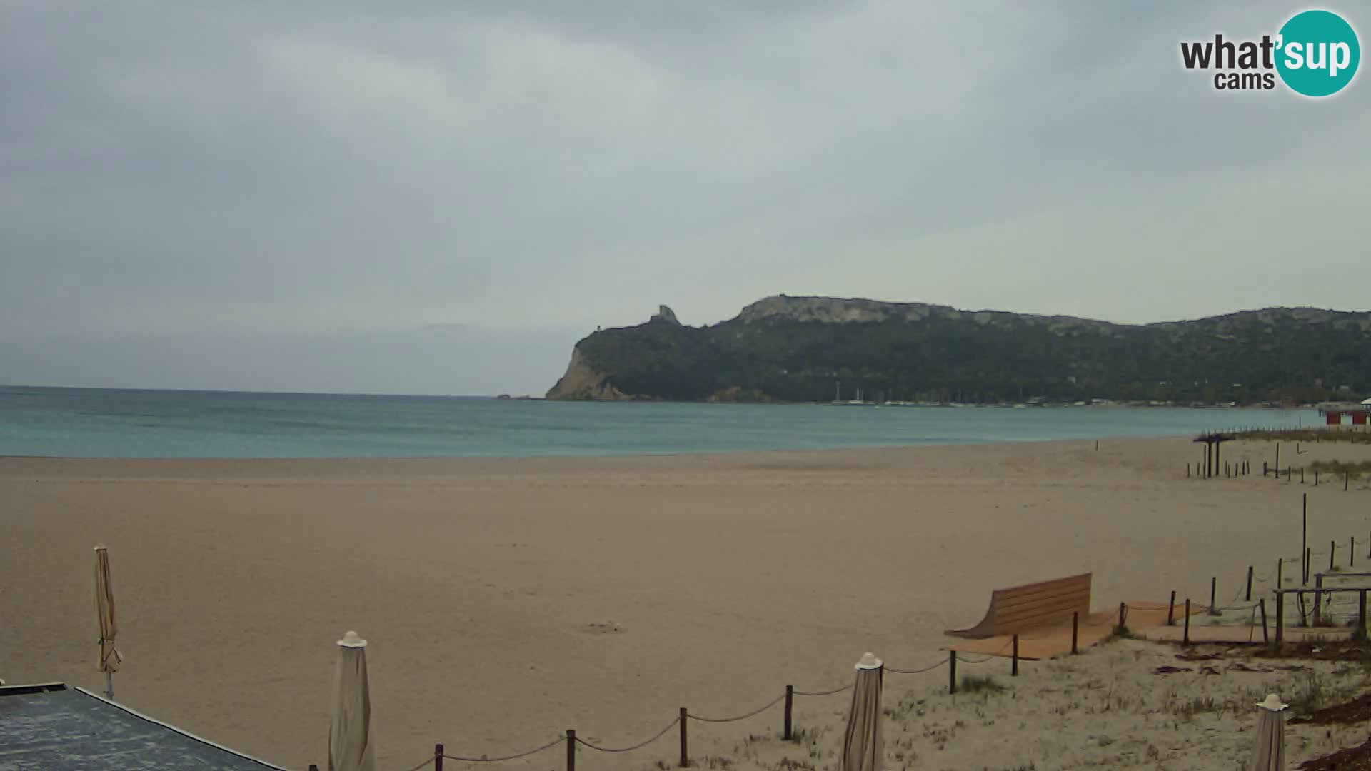 Poetto beach webcam | Cagliari | Sardinija