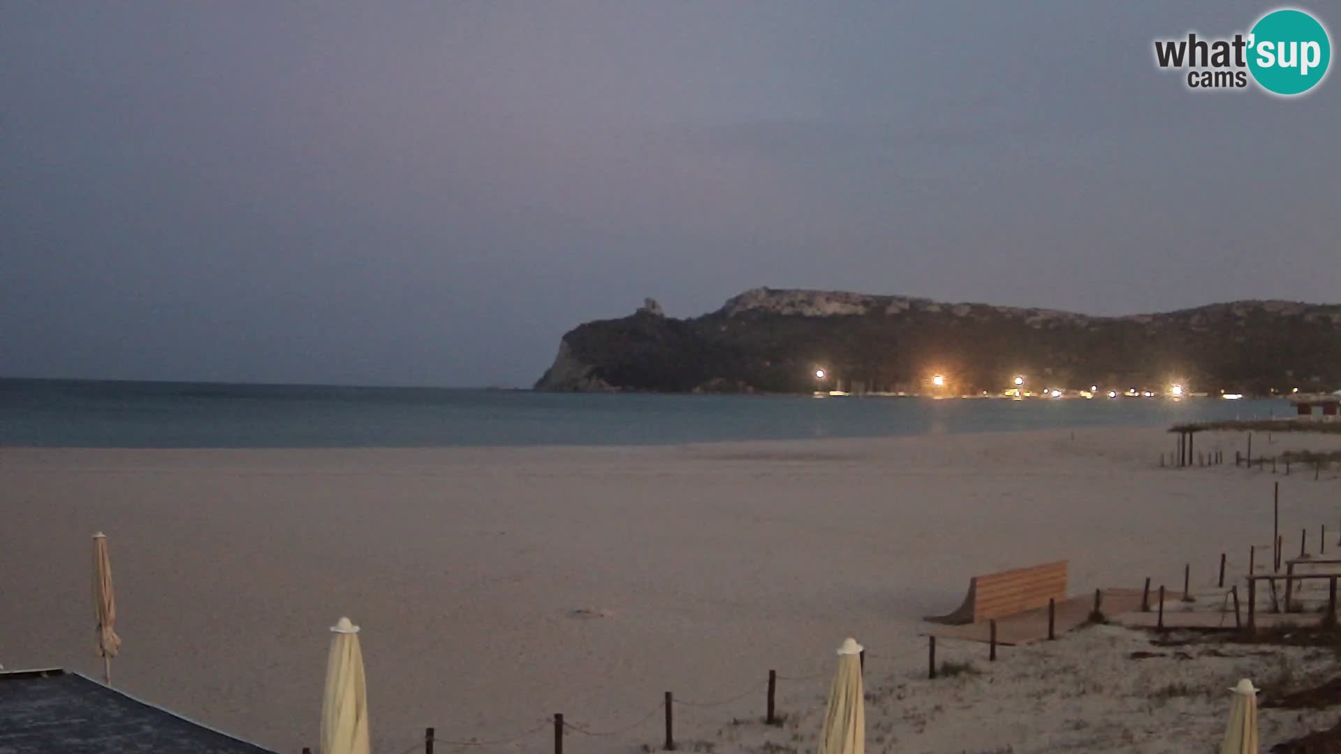 Poetto beach webcam | Cagliari | Sardinija