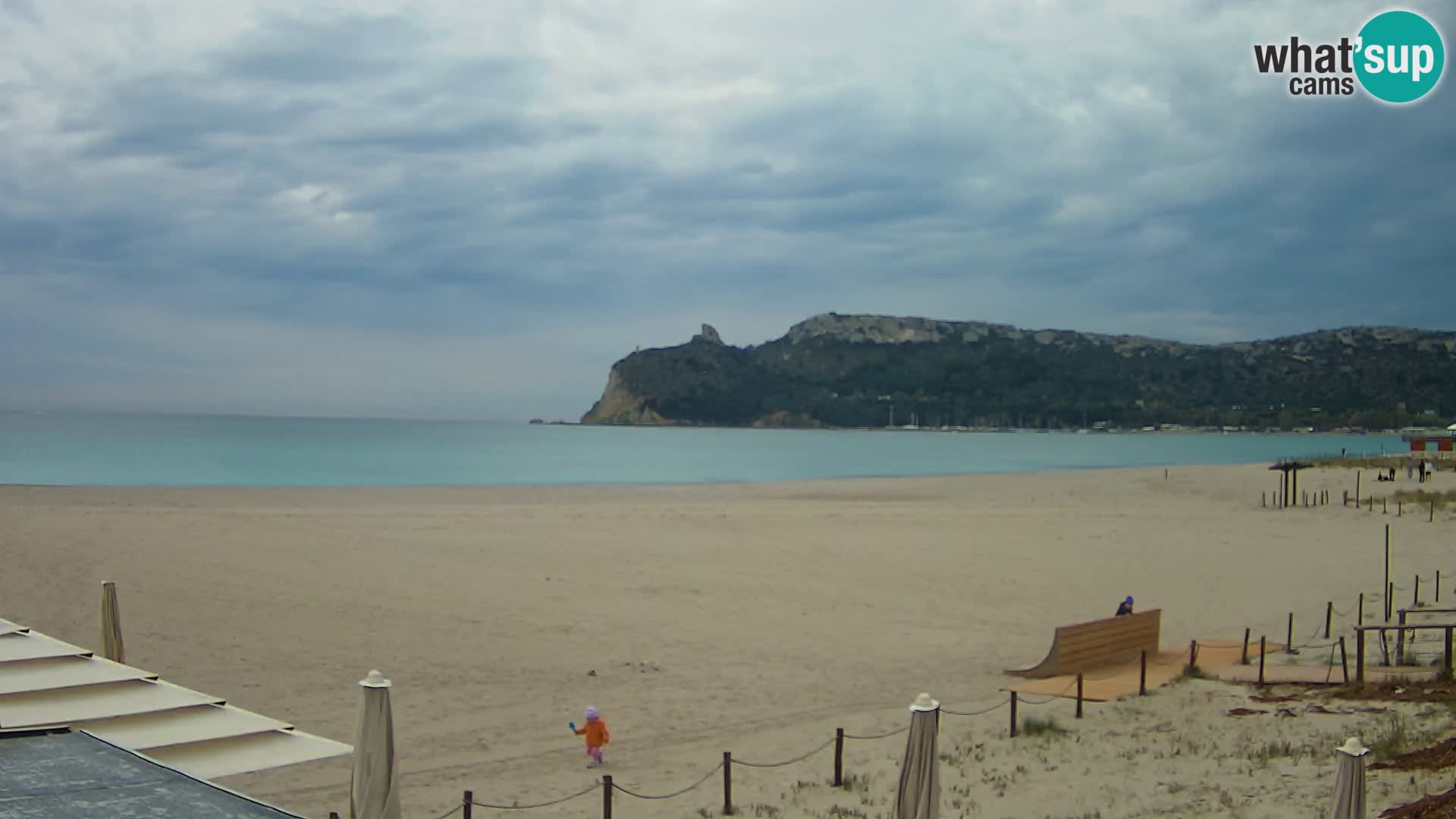 Poetto beach webcam | Cagliari | Sardinija