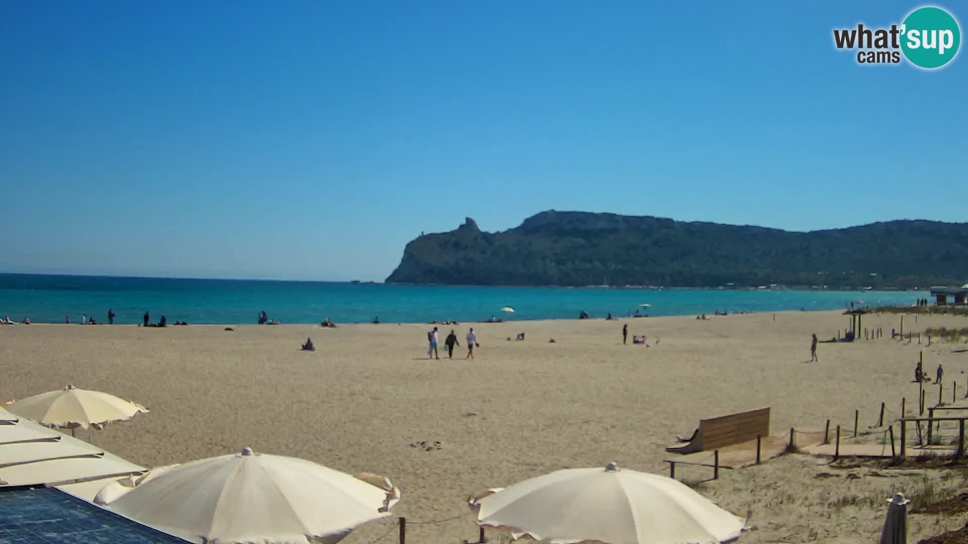 Poetto beach webcam | Cagliari | Sardinia