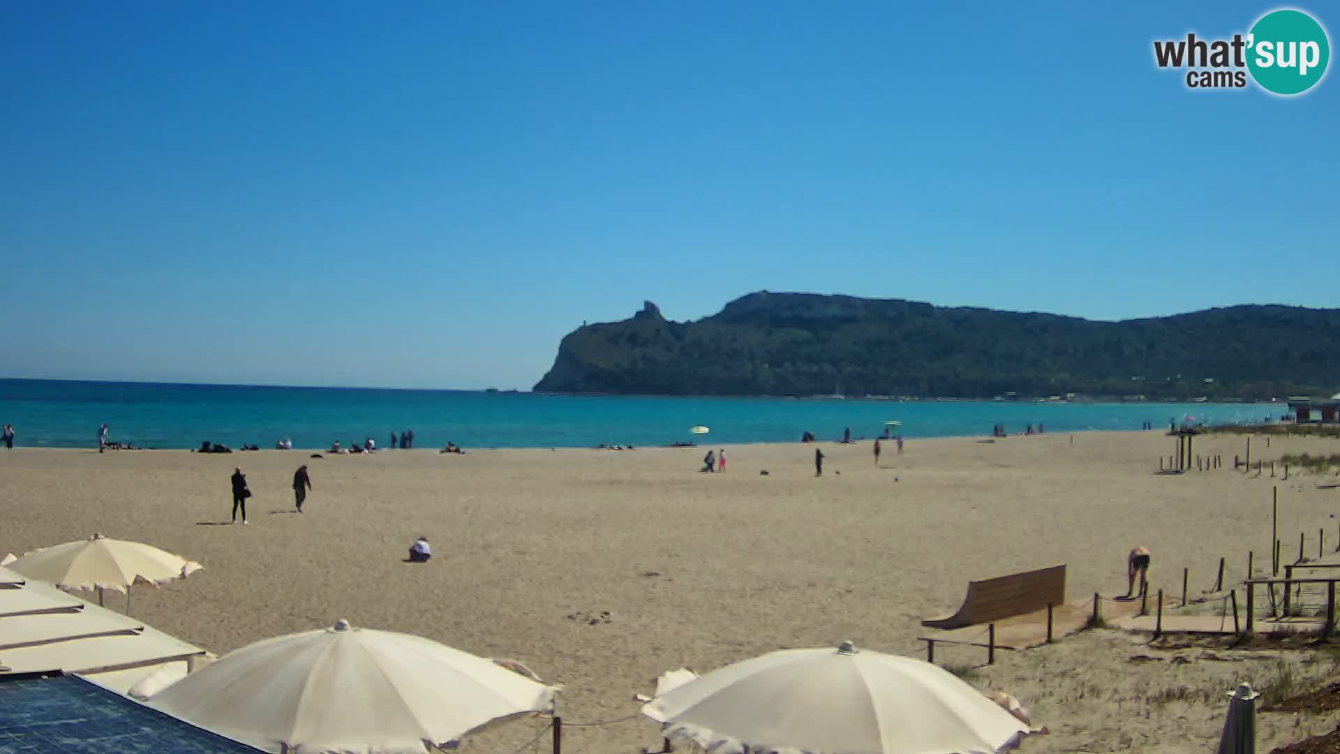 Webcam plage de Poetto | Cagliari | Sardaigne