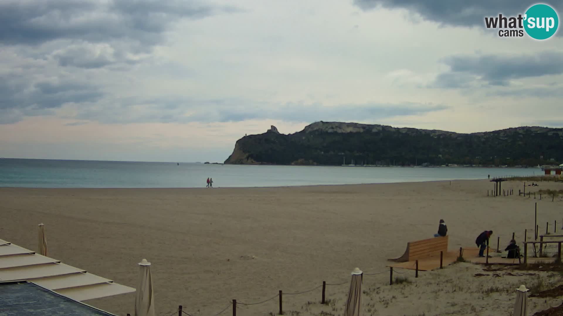 Poetto beach webcam | Cagliari | Sardinija
