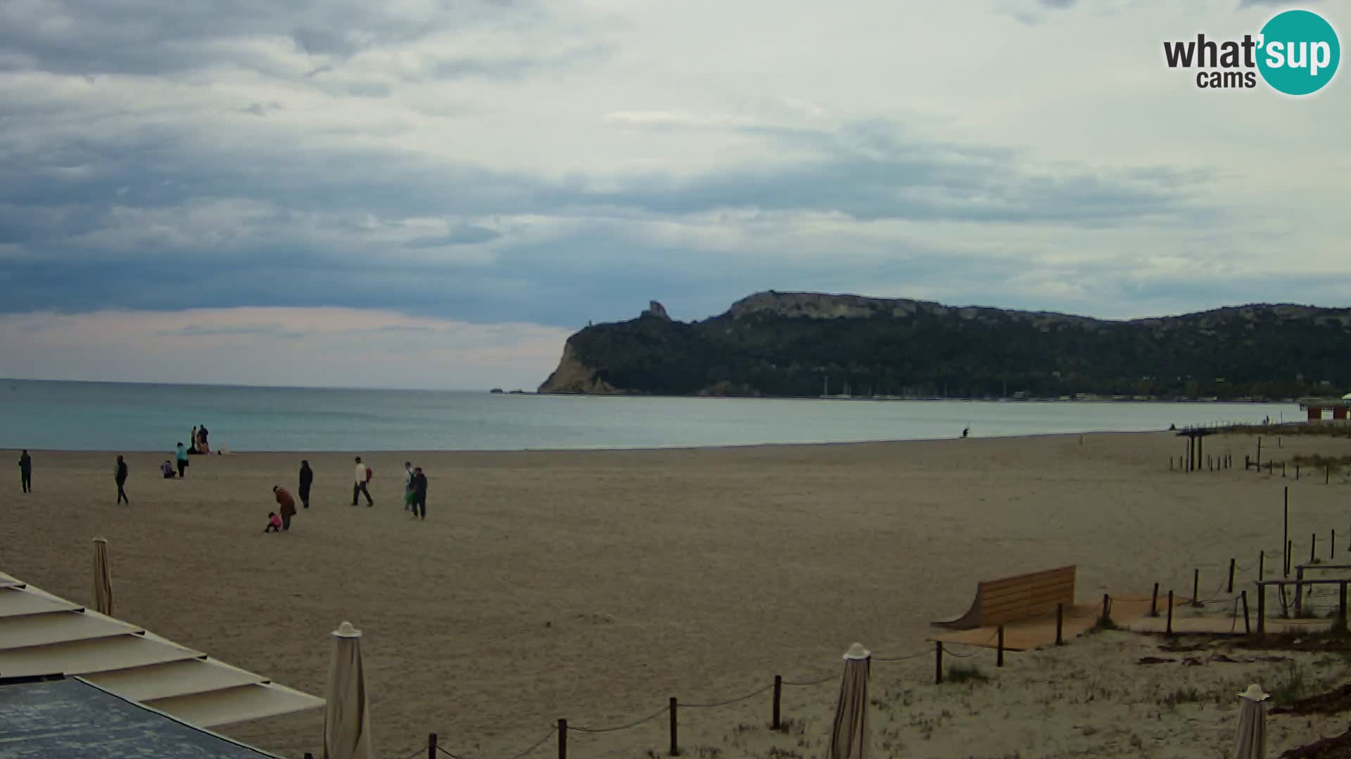 Poetto beach webcam | Cagliari | Sardinija