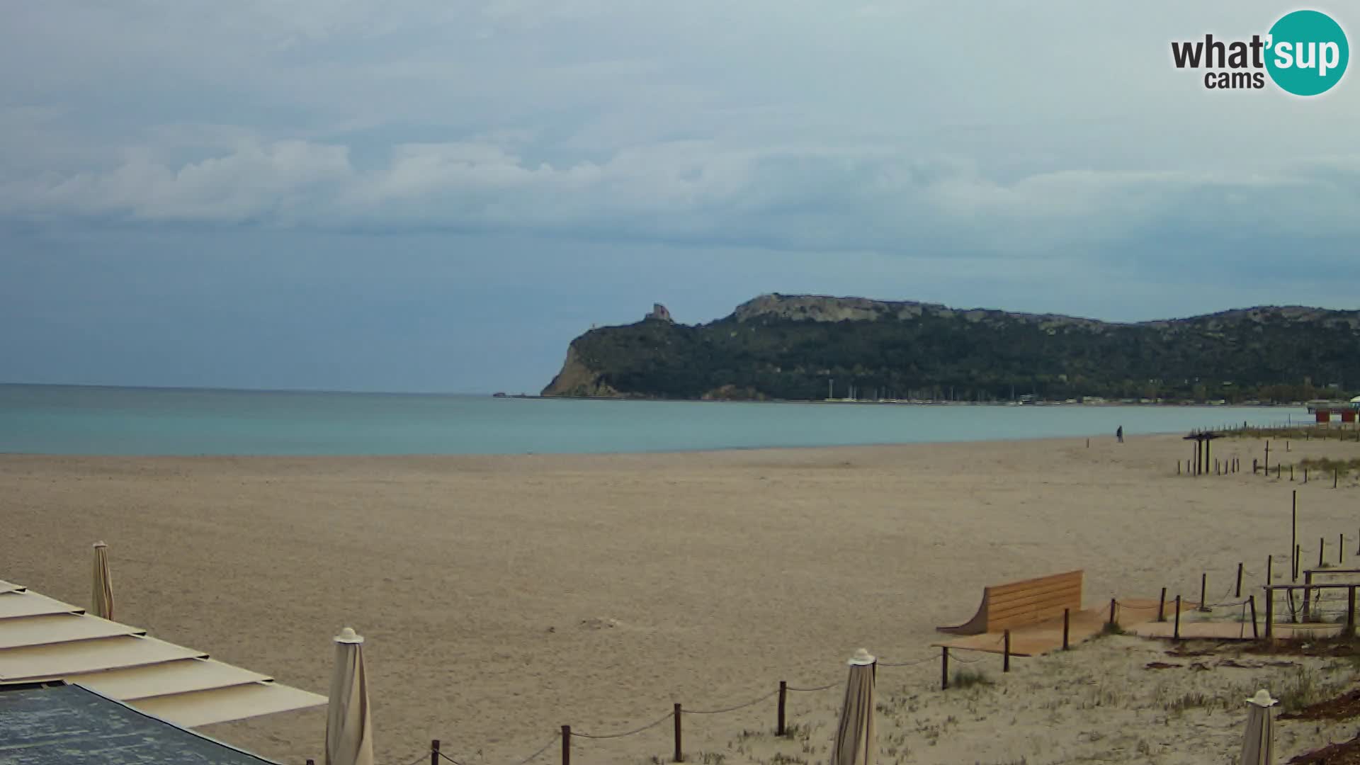 Poetto beach webcam | Cagliari | Sardinia