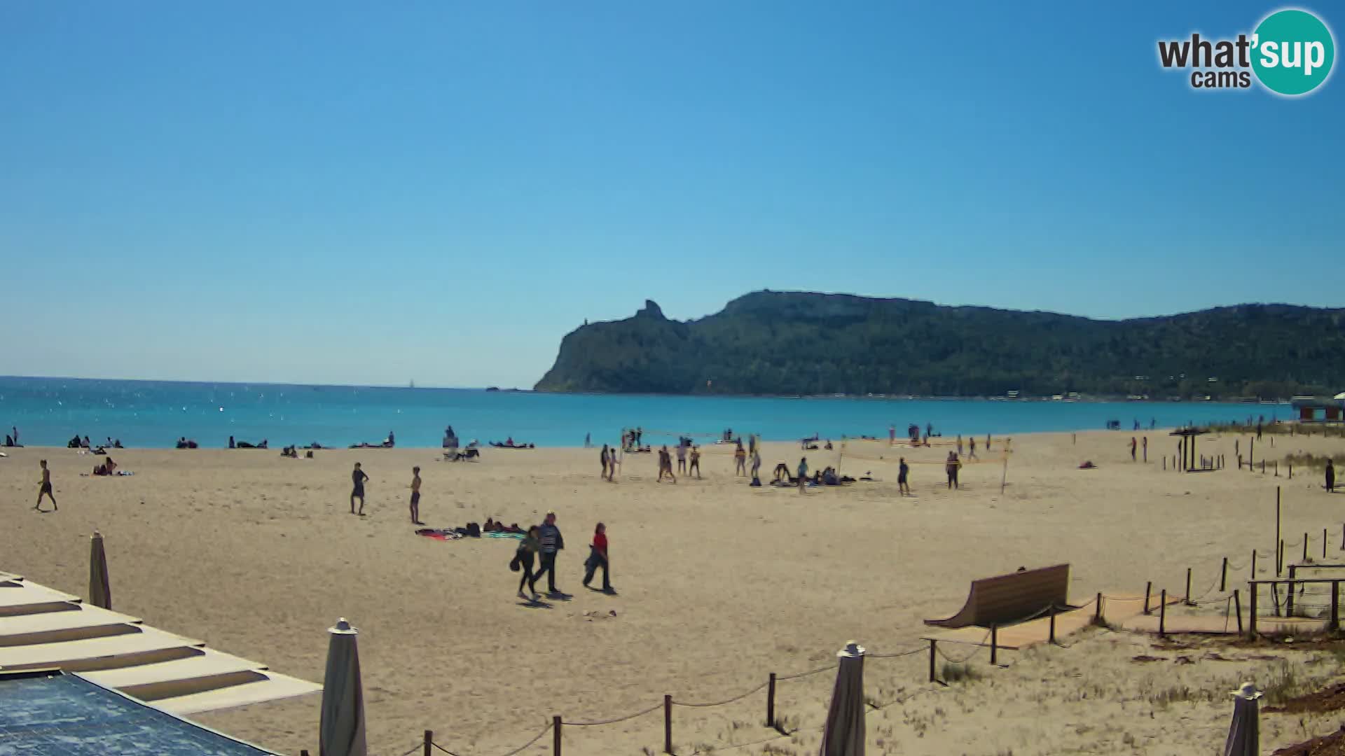 Webcam plage de Poetto | Cagliari | Sardaigne