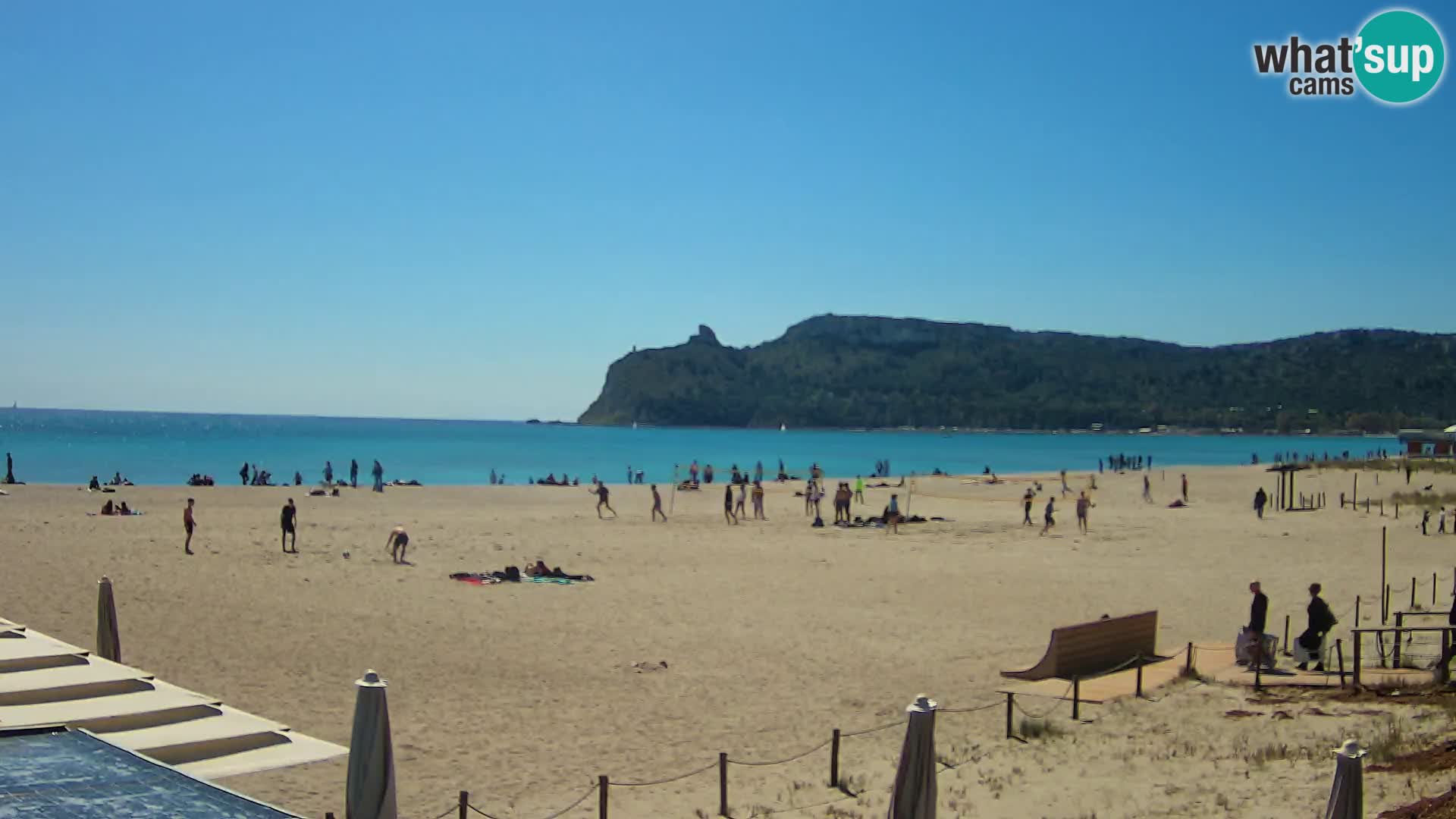 Poetto Strand Webcam | Cagliari | Sardinien