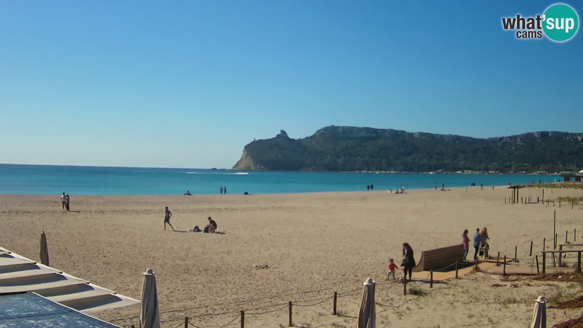 Poetto beach webcam | Cagliari | Sardinija