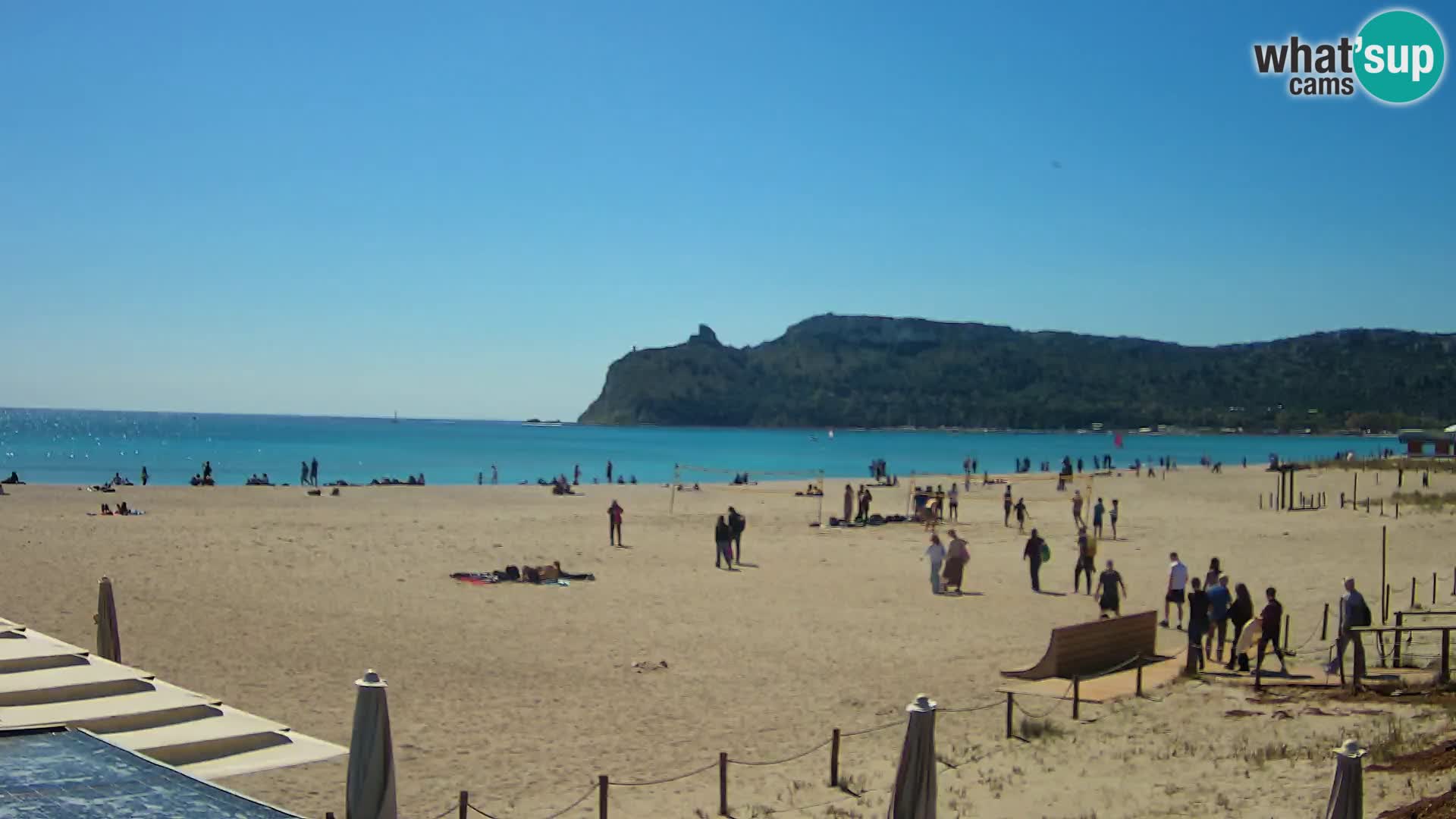 Poetto beach webcam | Cagliari | Sardinija