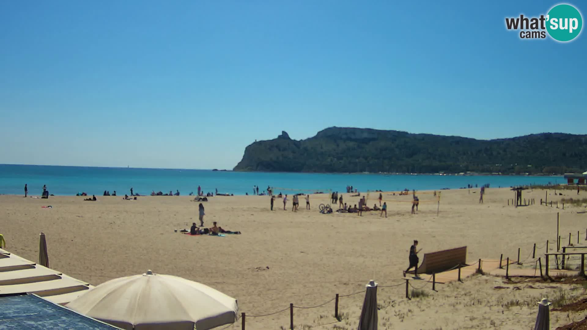 Webcam spiaggia del Poetto | Cagliari | Sardegna